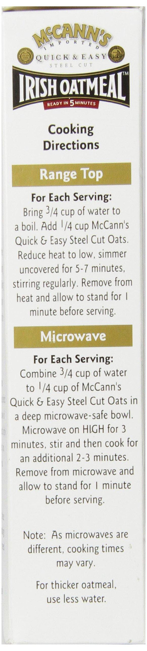 Mccann's Quick and Easy Steel Cut Irish Oatmeal, 16 Ounce - Image 4