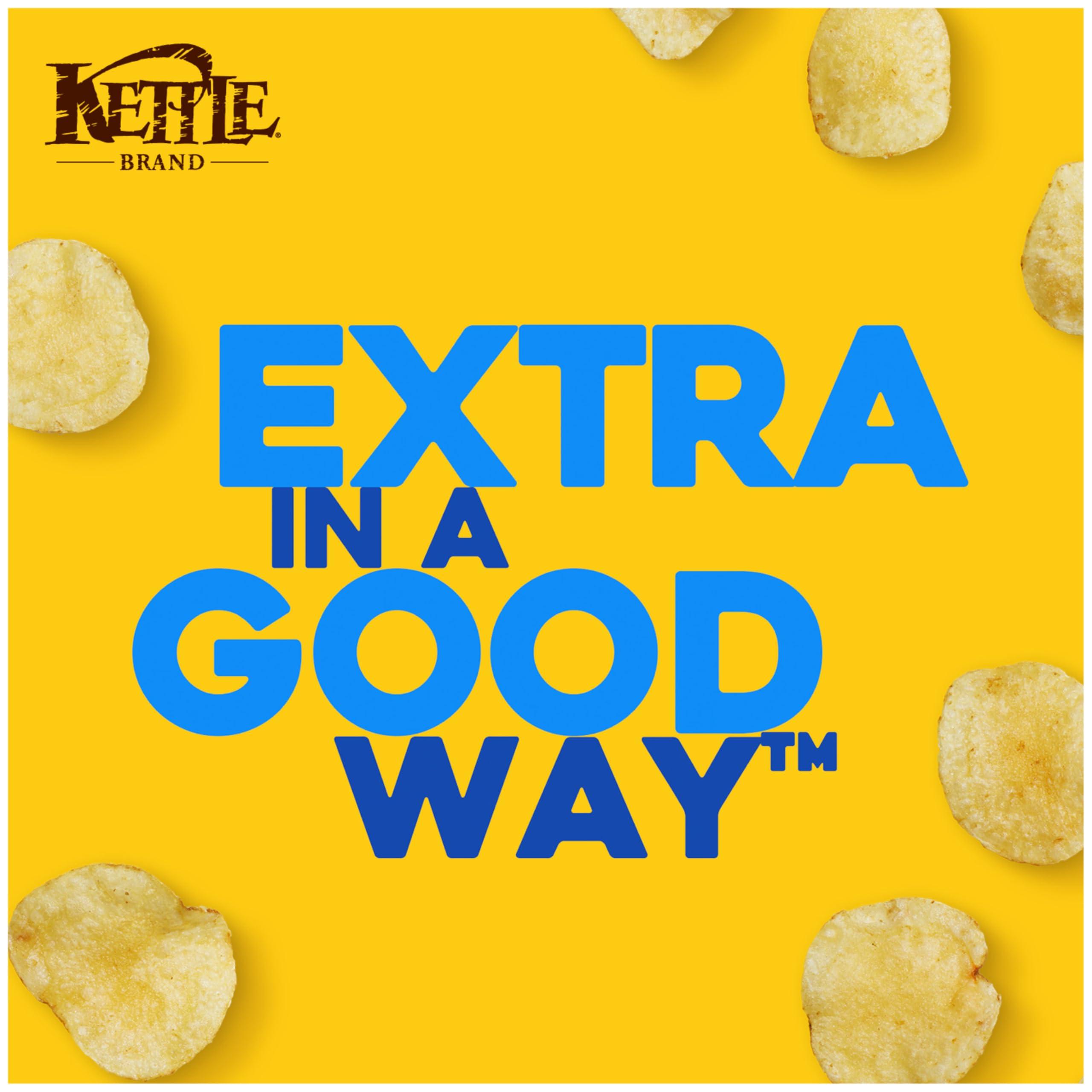 Kettle Brand Sea Salt and Vinegar Kettle Potato Chips, Gluten-Free, Non-GMO, 7.5 oz Bag - Image 5