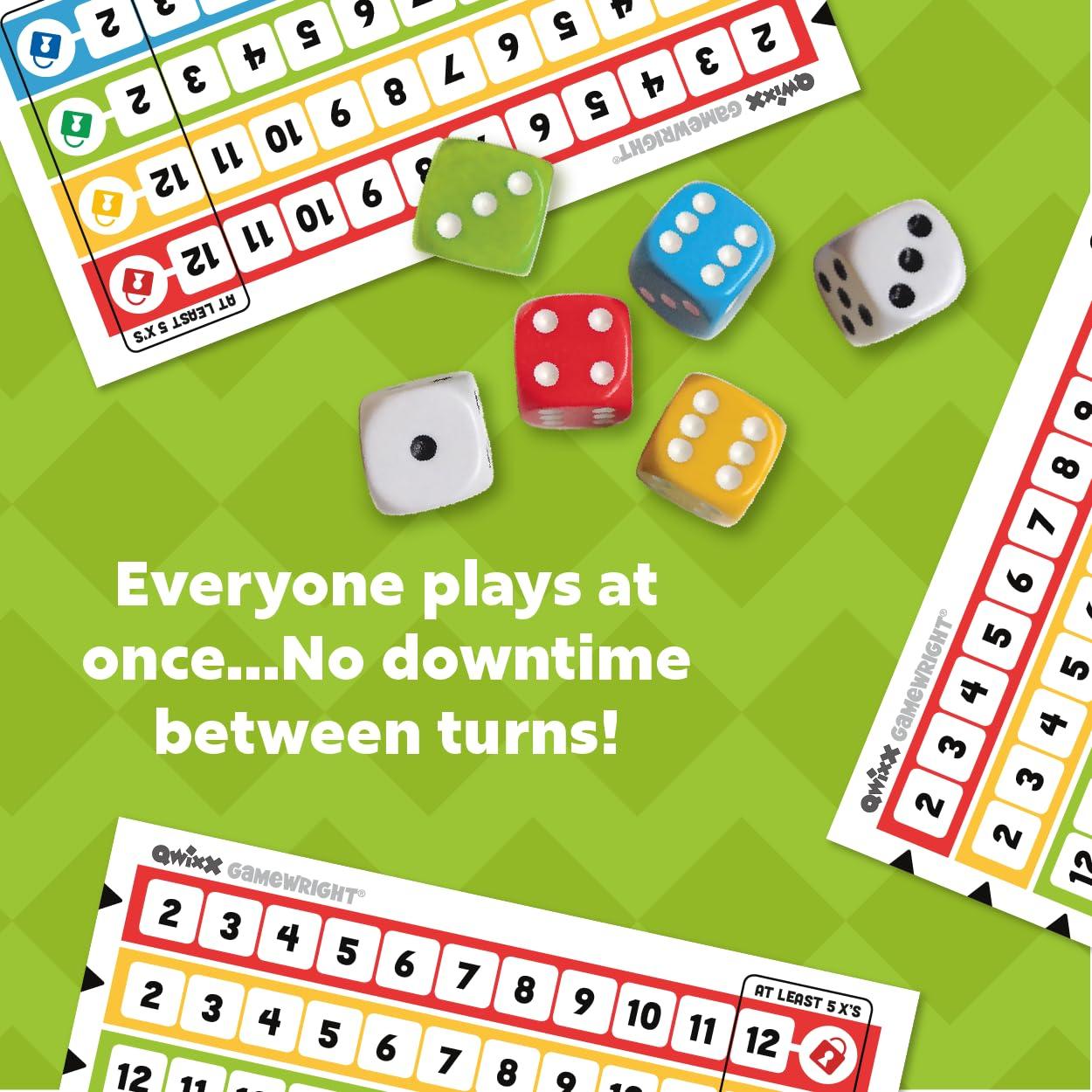 Qwixx: The frantic dice rolling game that everyone plays at once! For ages 8+, 2-5 players, from Gamewright - Image 7