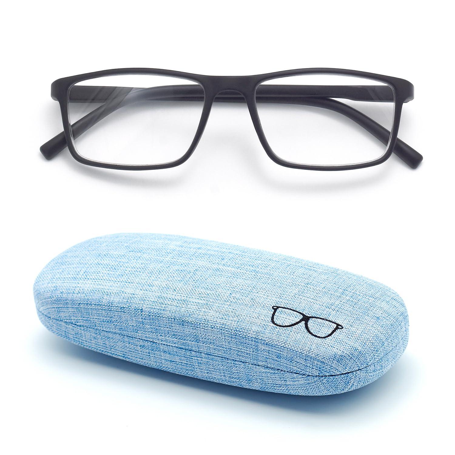 Autojouls Nearsighted Glasses for Distance with Hard Case Blue Light Spring Hinge Glasses Not Reading Glasses - Image 7
