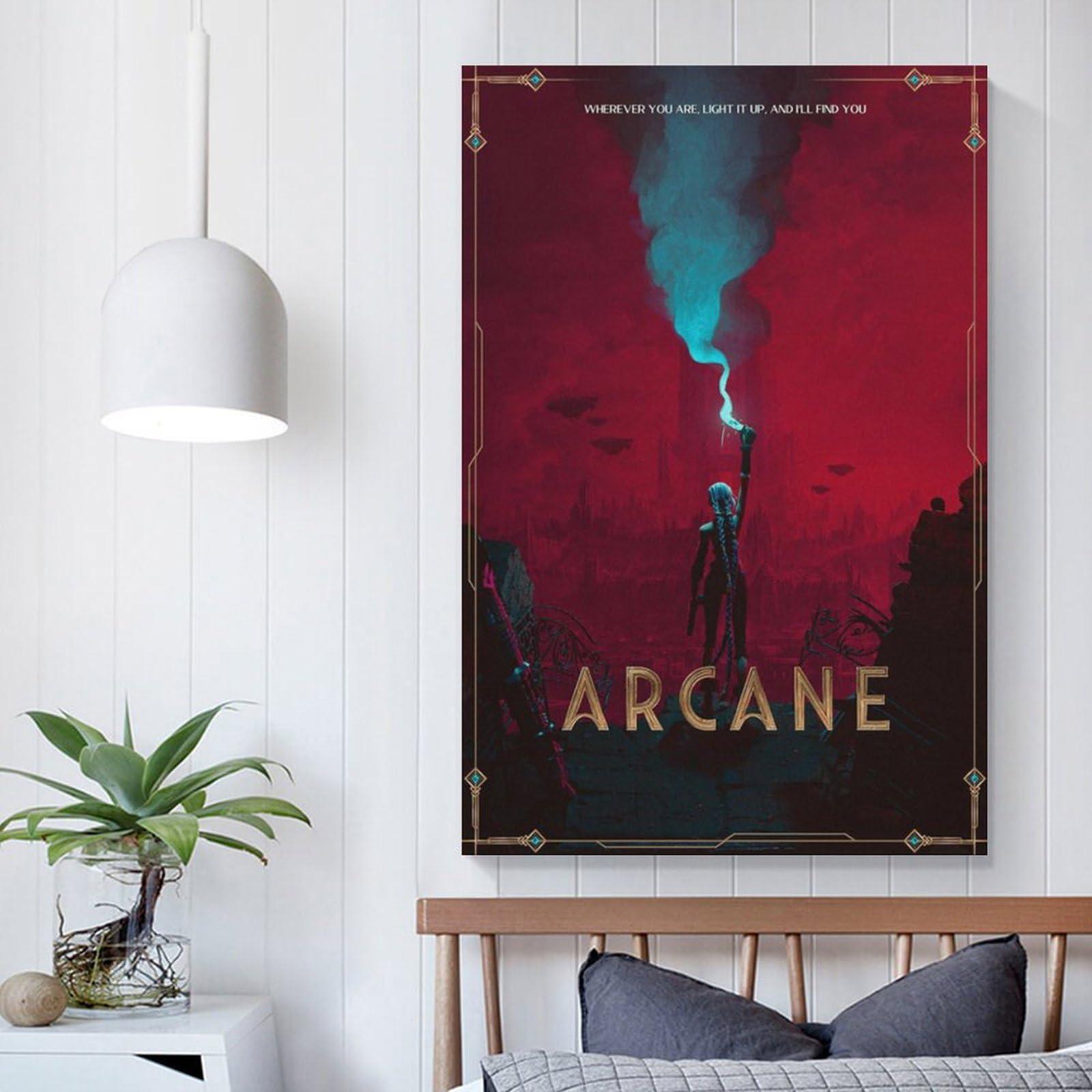 MWKGQXKL Arcane Canvas Poster Wall Art Decor Print Picture Paintings for Living Room Bedroom Decoration 12x18inch(30x45cm) - Image 5