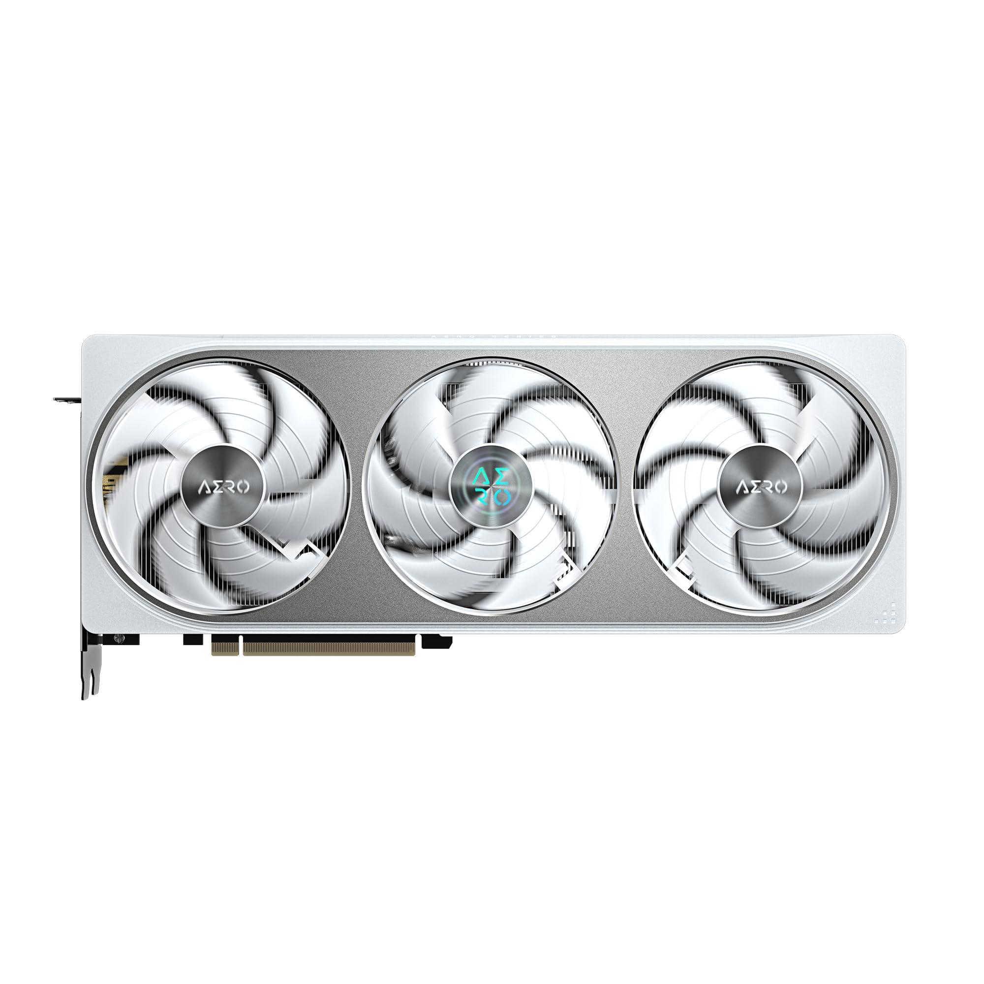Gigabyte GeForce RTX 5070 AERO OC 12G Graphics Card - 12GB GDDR7, 192bit, PCI-E 5.0, 2625 MHz Core Clock, 3 x DP 2.1a, 1 x HDMI 2.1b, NVIDIA DLSS 4, GV-N5070AERO OC-12GD - Image 2