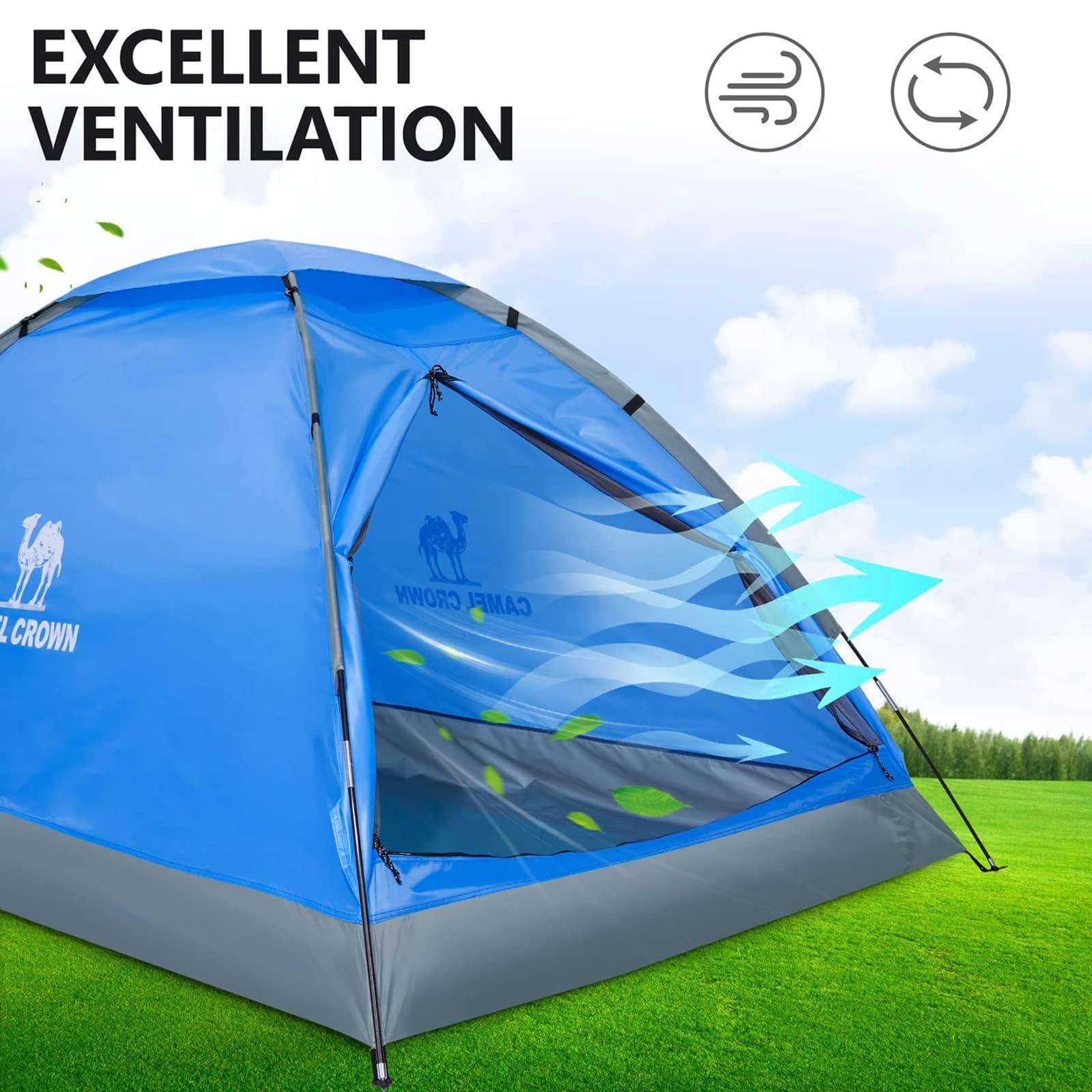CAMEL CROWN Tents for Camping 2/3/4/5 Person Camping Dome Tent, Waterproof,Spacious, Lightweight Portable Backpacking Tent for Outdoor Camping/Hiking - Image 4