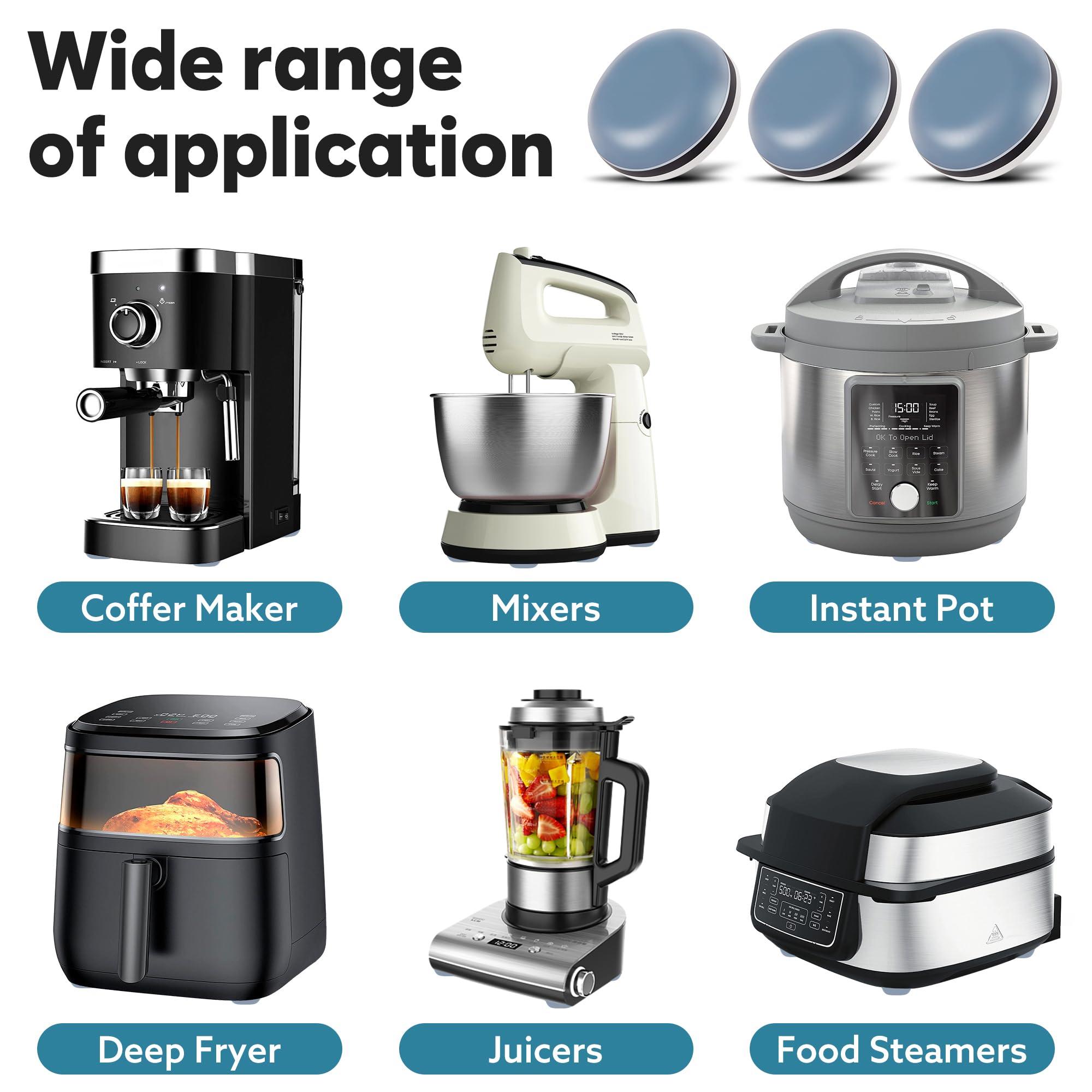 Appliance Sliders for Kitchen 24 PCS Self-adhesive Small Kitchen Finds Appliance Slider Hacks Easy to MovIing & Space Saving Must Have Home Gadgets Mixer Accessories for Countertop - Image 4