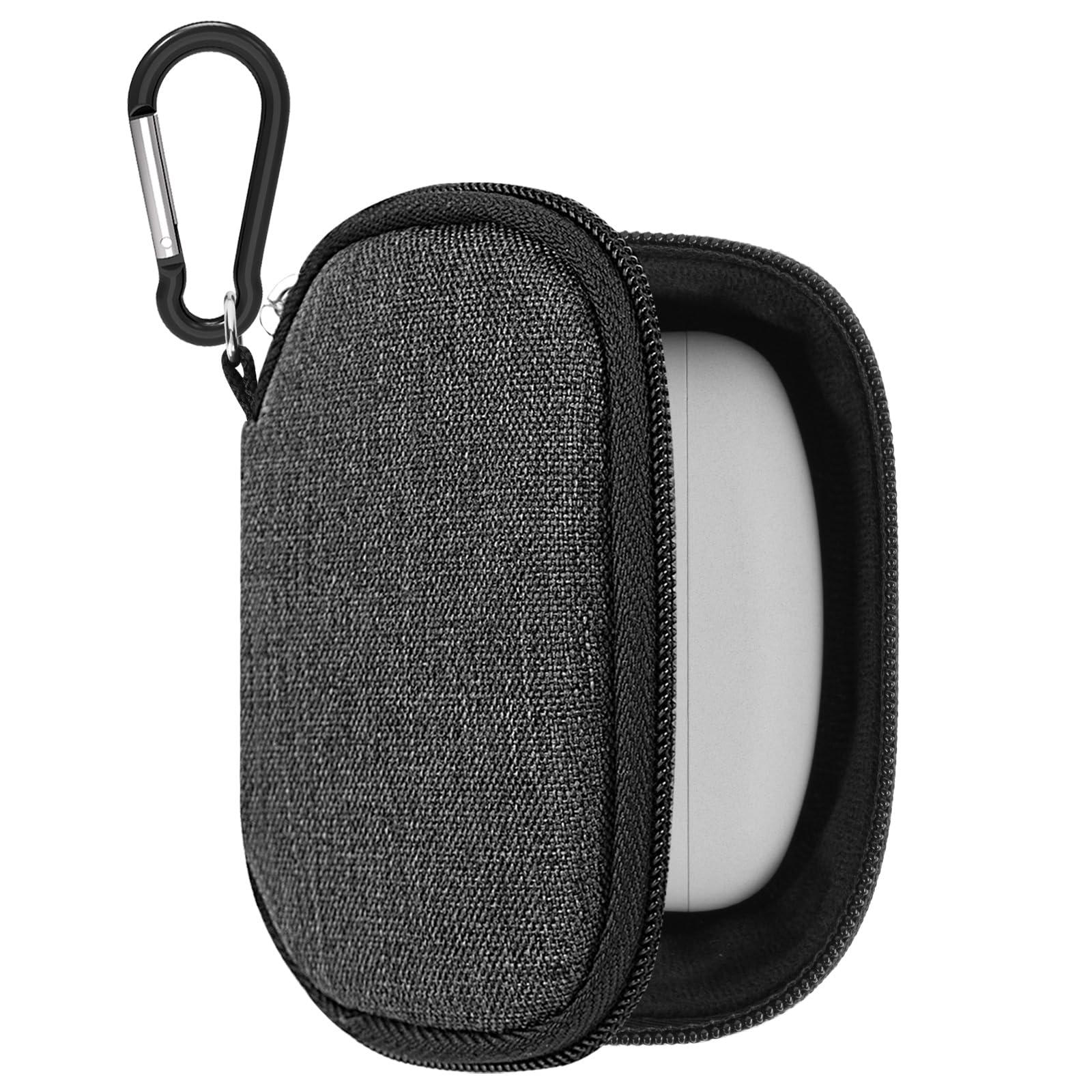 Geekria Earbuds Carrying Pouch Compatible with Sony WF-1000XM6, WF-C710N, LinkBuds Open/Fit, WF-C510, WF-1000XM4, Replacement Protective Earphones Travel Bag with Carabiner Clip