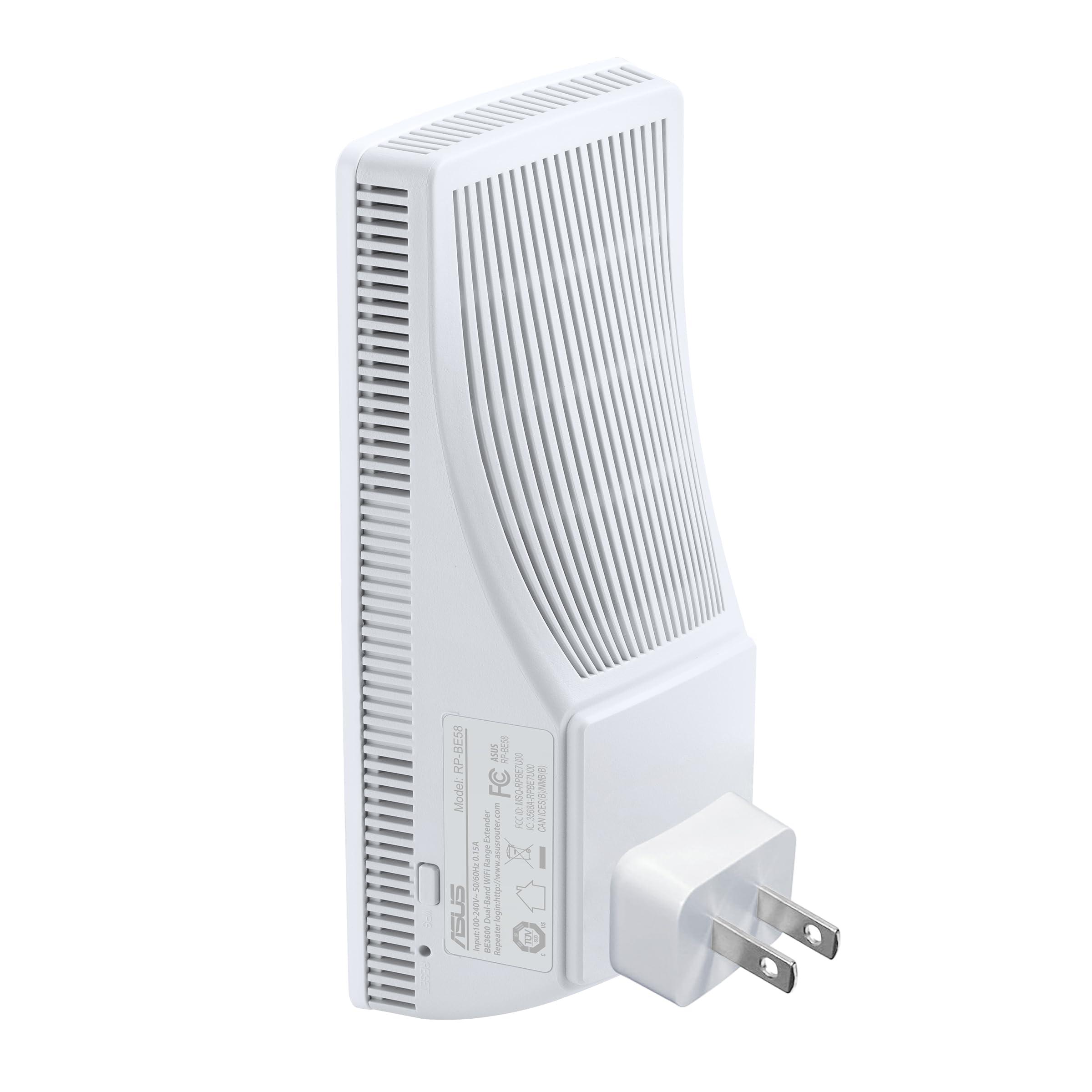ASUS RP-BE58 BE3600 Dual Band WiFi 7 (802.11be) Range Extender, AiMesh Extender for Seamless mesh WiFi; Works with Any WiFi Router - Image 15