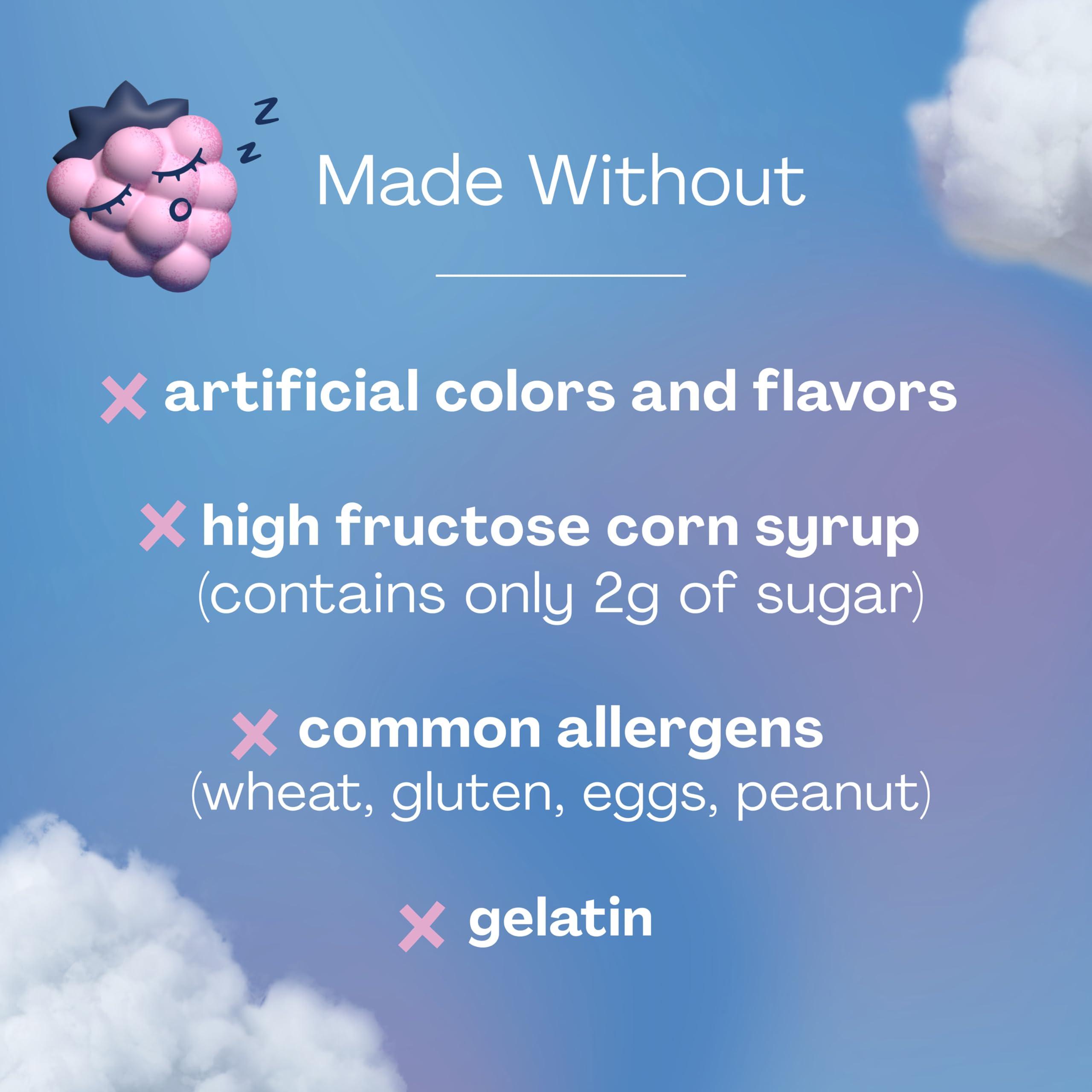 Hello Bello Kids’ Sleep Smart Vegan Gummies with 1mg Melatonin - Very Berry - 60ct - Image 6
