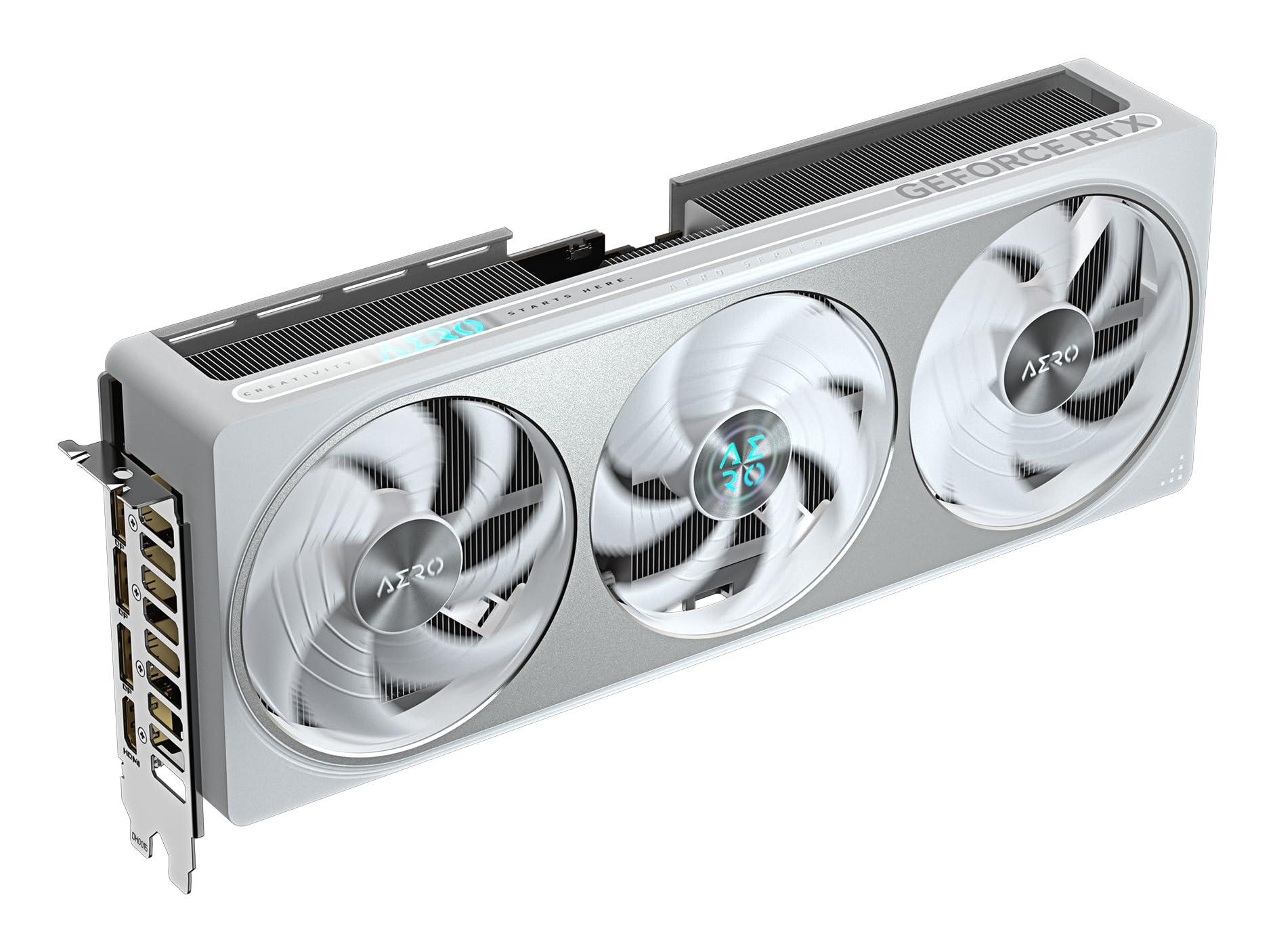 Gigabyte GeForce RTX 5070 AERO OC 12G Graphics Card - 12GB GDDR7, 192bit, PCI-E 5.0, 2625 MHz Core Clock, 3 x DP 2.1a, 1 x HDMI 2.1b, NVIDIA DLSS 4, GV-N5070AERO OC-12GD - Image 8