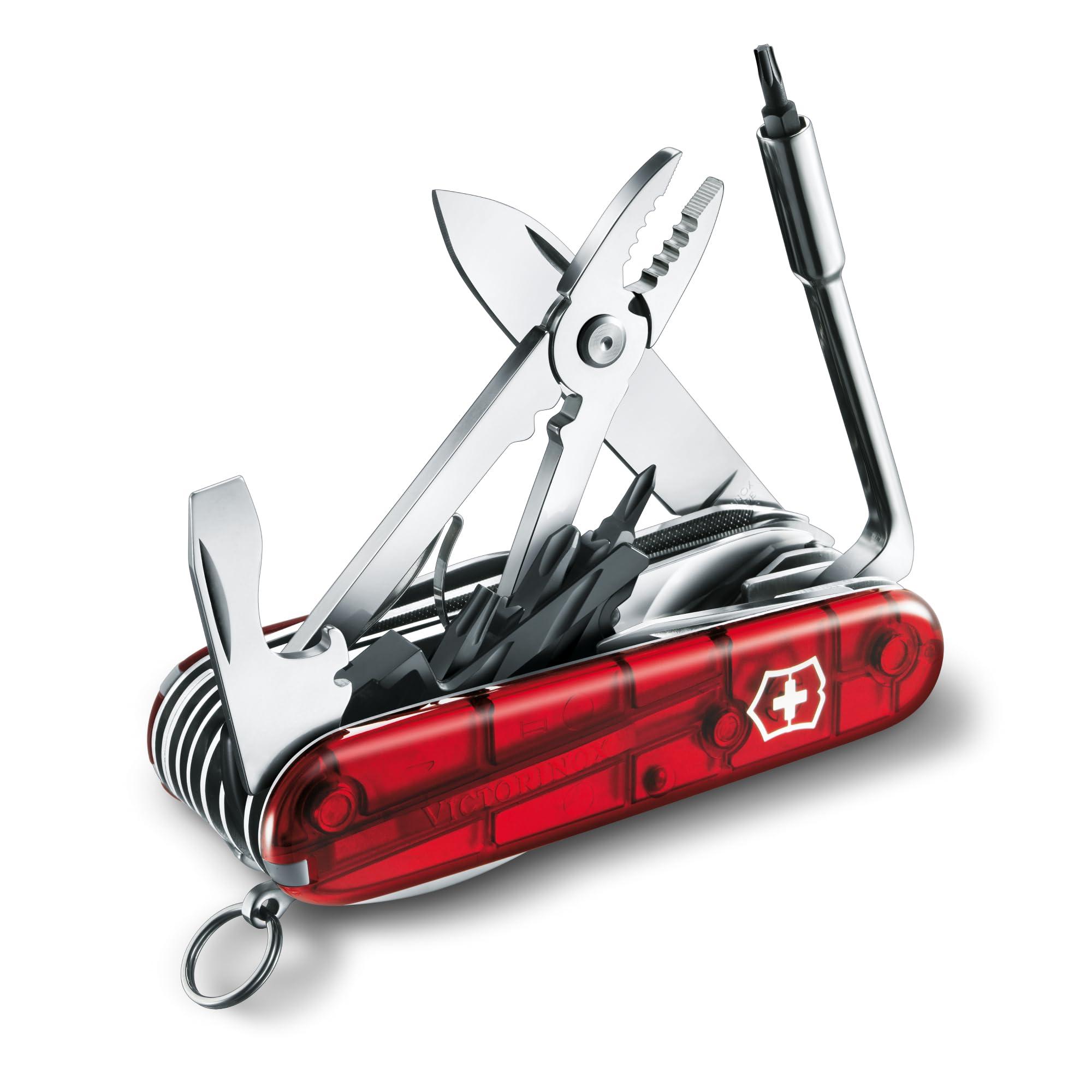 Victorinox - Cybertool 34 Swiss Army Knife (Translucent Red) 17725 - Image 6