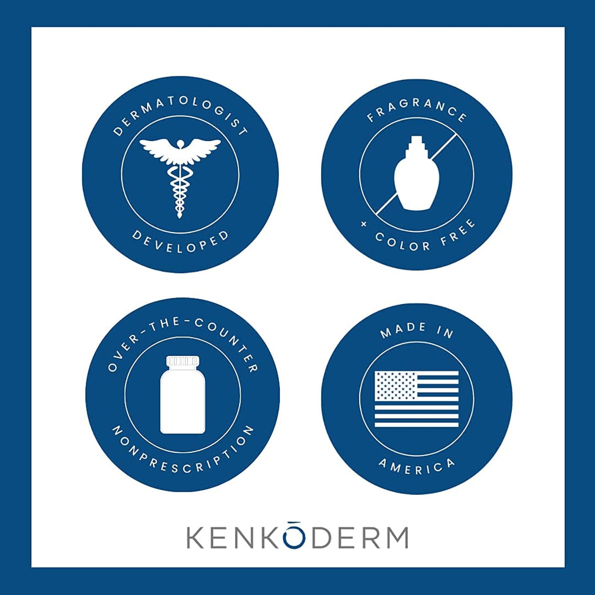 Kenkoderm Psoriasis Dead Sea Mud Soap with Argan Oil & Shea Butter, Natural Exfoliating Body & Face Cleanser for Sensitive Skin, Fragrance & Color-Free, 4.25 Ounce, 4 Bars - Image 8