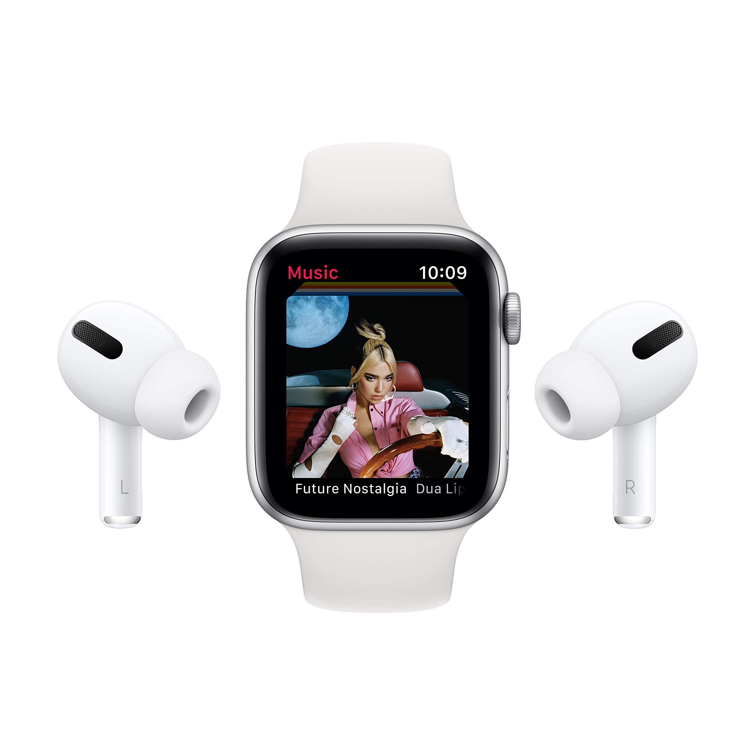 Apple Watch Series 6 (GPS, 44mm) - Space Gray Aluminum Case with Black Sport Band (Renewed) - Image 8