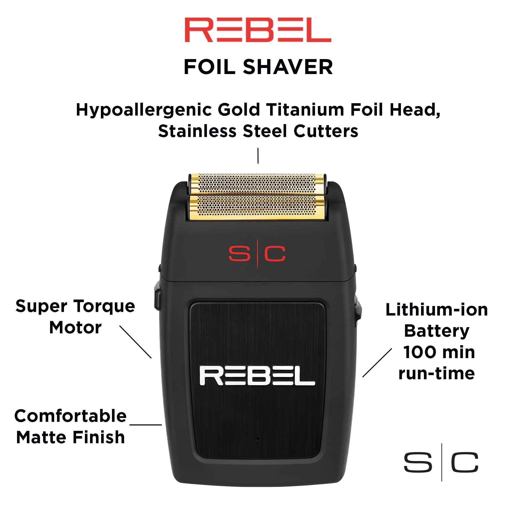 StyleCraft Rebel Professional Super Torque Motor Electric Mens Foil Shaver - Image 4