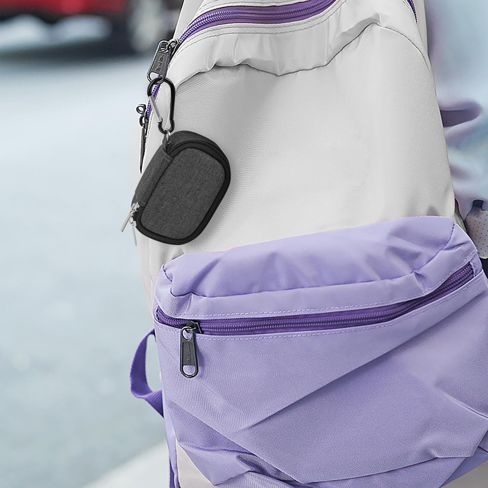 Geekria Earbuds Carrying Pouch Compatible with Sony WF-1000XM6, WF-C710N, LinkBuds Open/Fit, WF-C510, WF-1000XM4, Replacement Protective Earphones Travel Bag with Carabiner Clip - Image 6