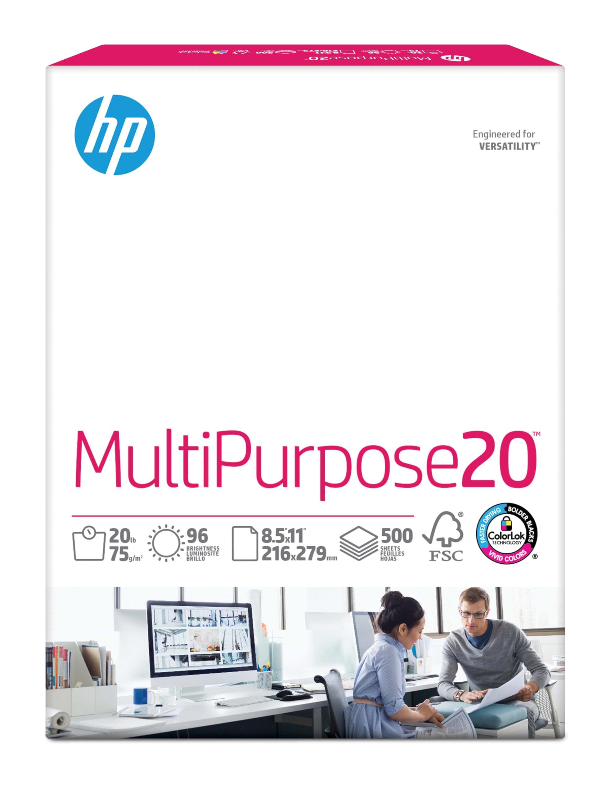 HP Printer Paper | 8.5 x 11 Paper | MultiPurpose 20 lb | 3 Ream Case - 1500 Sheets | 96 Bright | Made in USA - FSC Certified | 112530C - Image 4