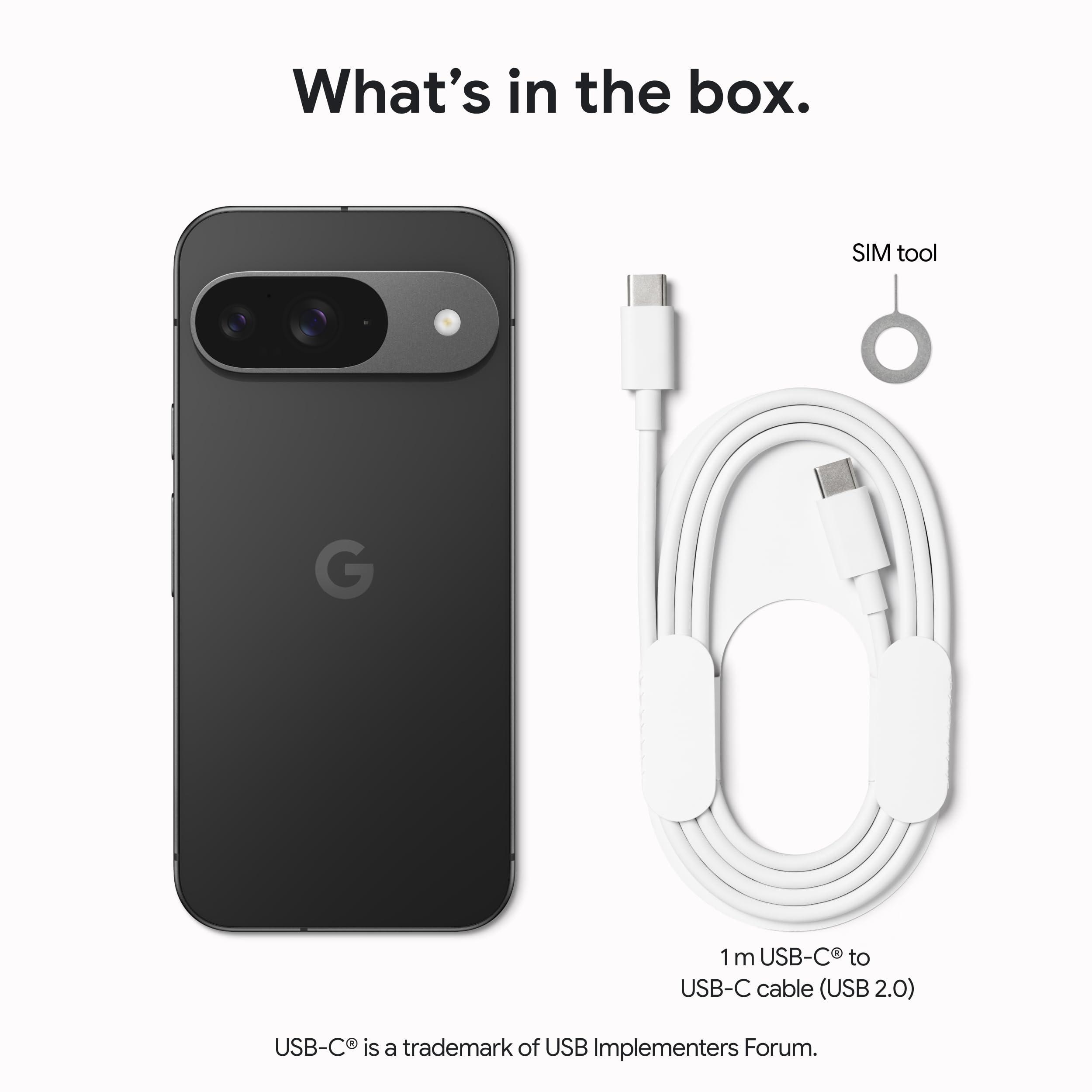 Google Pixel 9 - Unlocked Android Smartphone with Gemini, 24-Hour Battery, Advanced Camera, and 6.3" Actua Display - Obsidian - 128 GB - Image 11