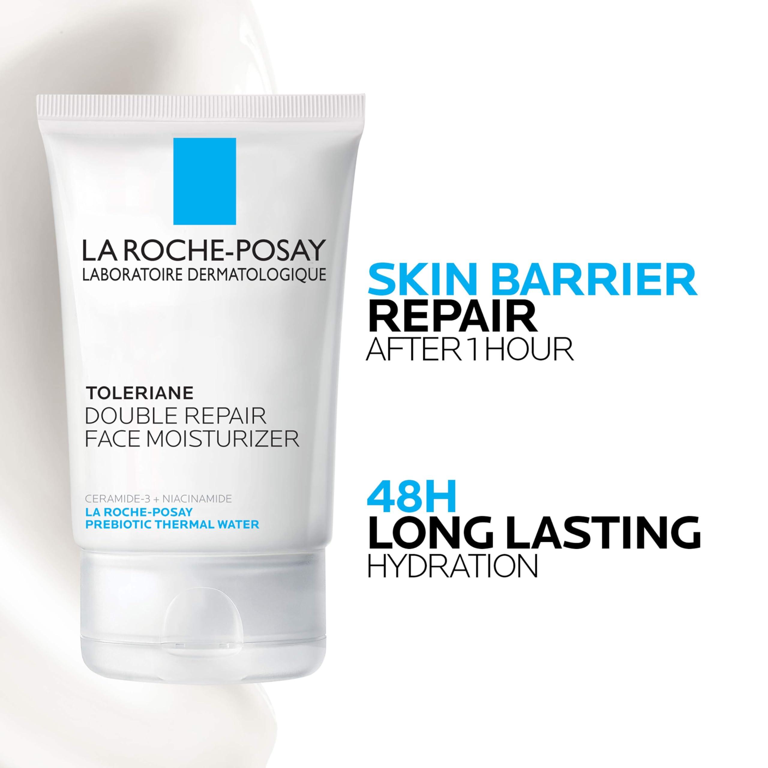 La Roche Posay Toleriane Double Repair Face Moisturizer, Daily Moisturizer Face Cream with Ceramide and Niacinamide for All Skin Types, Oil Free, Fragrance Free - Image 4