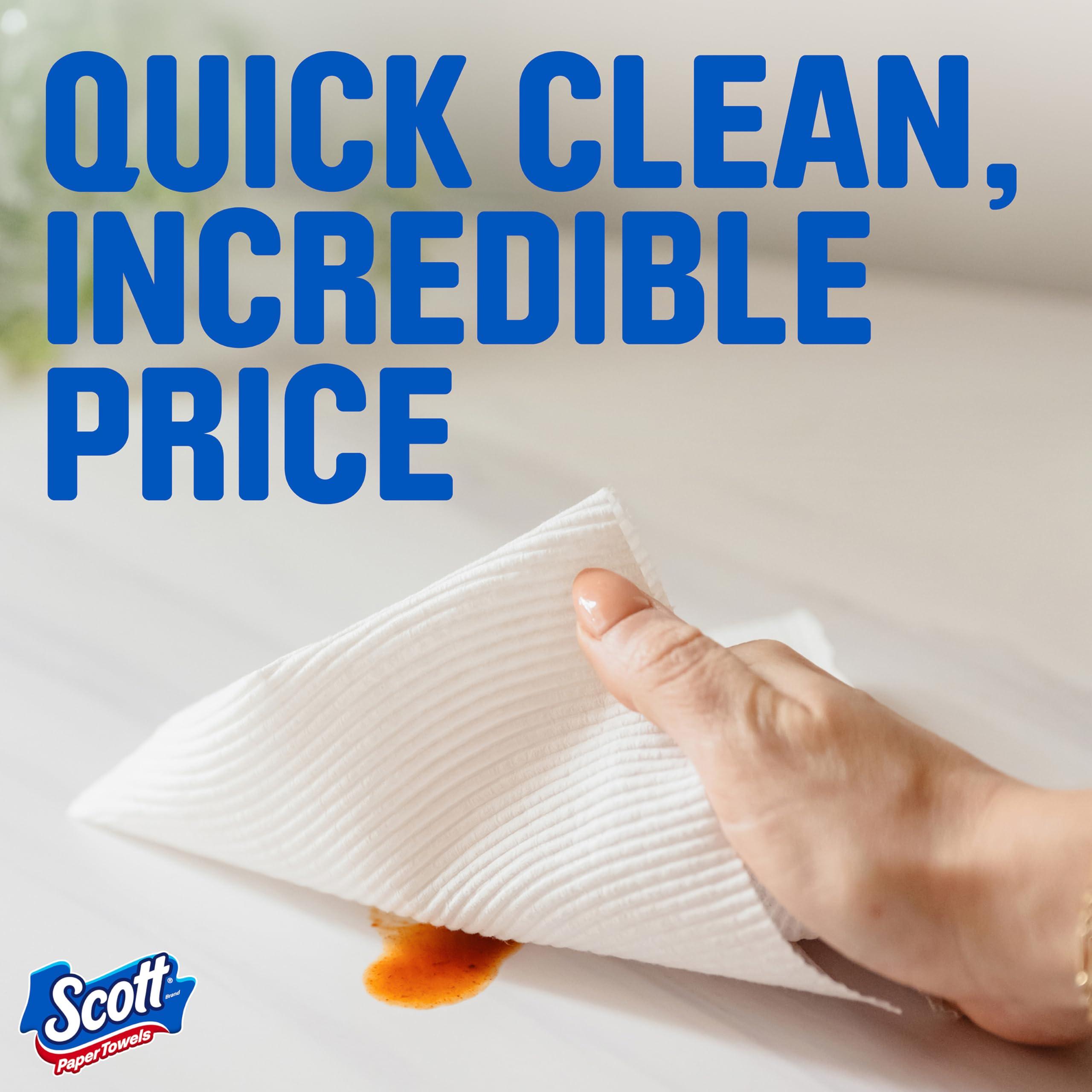 Scott Paper Towels, Choose-A-Sheet, 6 Double Rolls = 12 Regular Rolls (100 Sheets Per Roll) - Image 4