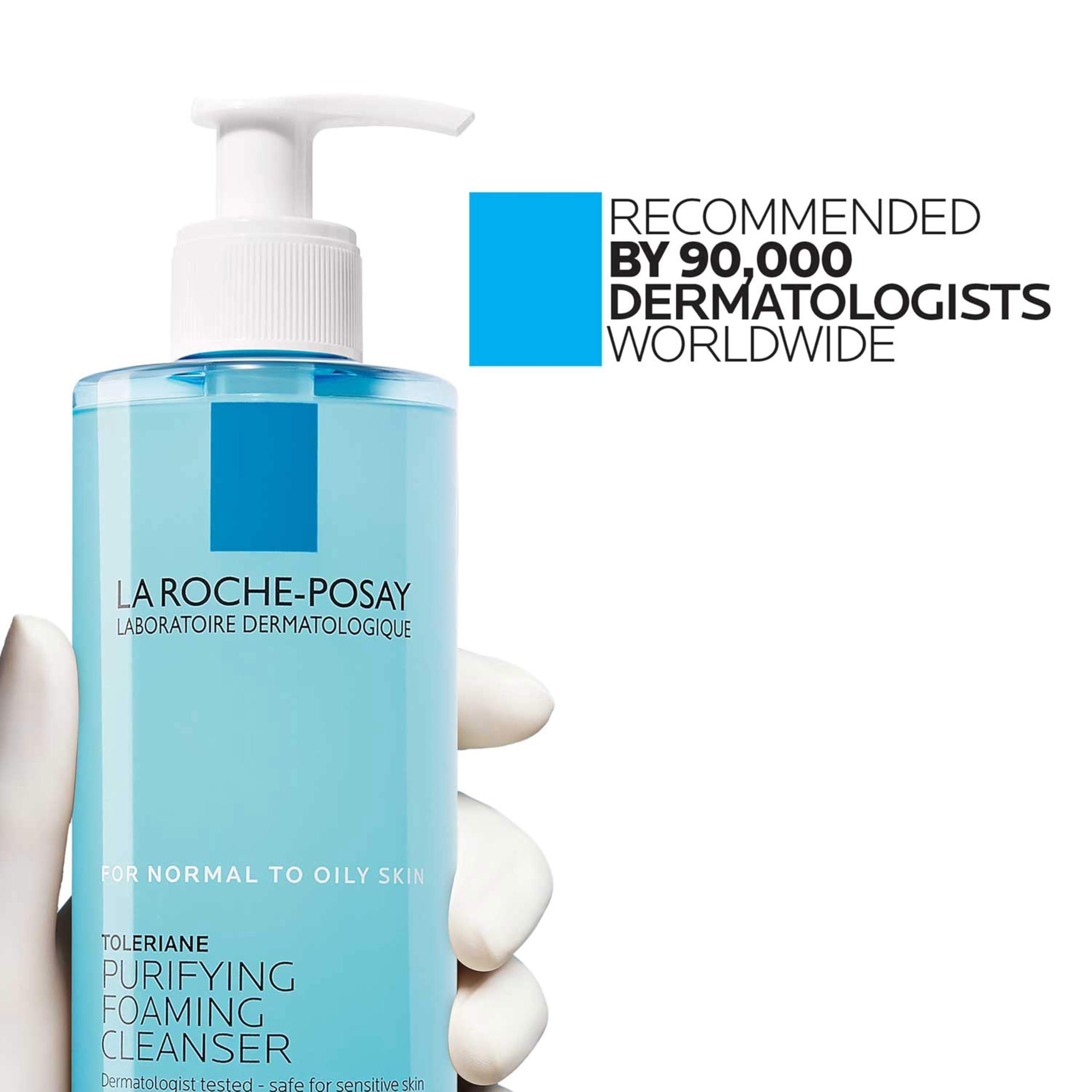 La Roche-Posay Toleriane Purifying Foaming Facial Cleanser, Oil Free Face Wash for Women & Men with Niacinamide + Ceramides, Pore Cleanser Safe For Sensitive Skin, Won’t Dry Out Skin, Soap Free - Image 10
