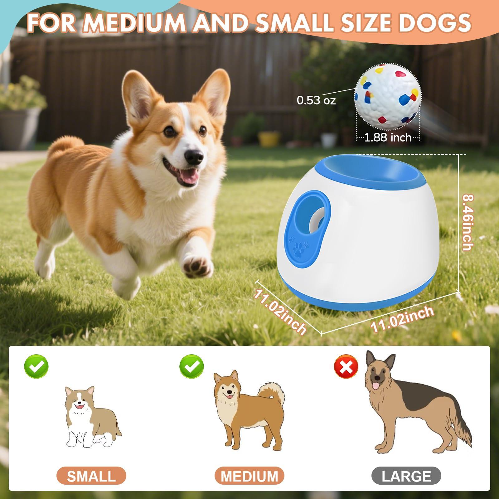 Abdtech Automatic Ball Launcher for Dogs - 2025 Upgraded Thrower Machine with 3 Launching Distance(10/20/30FT) 3 ETPU Tennis Balls, Interactive Dog Ball Thrower Mental Stimulation Training Dog Toys - Image 5