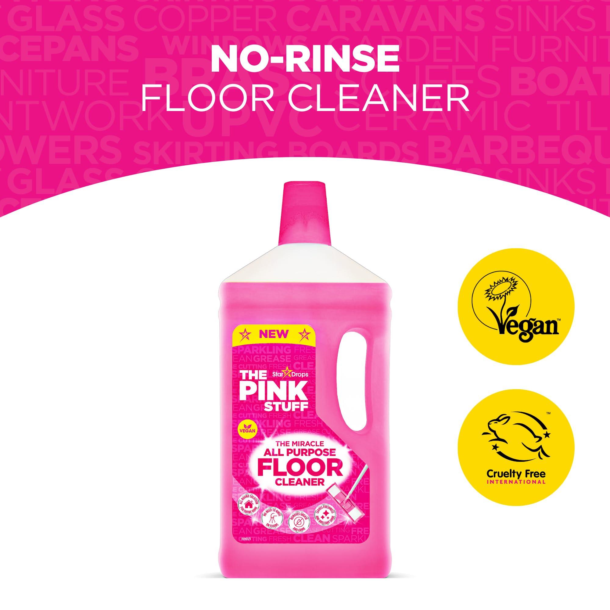 Stardrops - The Pink Stuff - The Miracle All Purpose Floor Cleaner - Pack of 2, 67.6 Fl Oz (82375) - Image 2