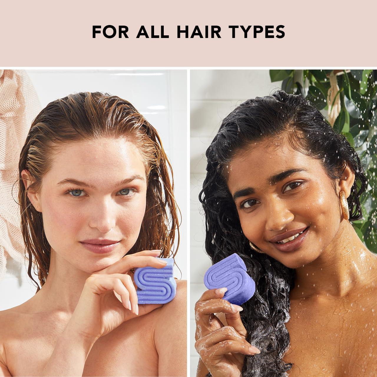 Kitsch Toning Purple Shampoo For Blondes & Color Treated Hair - Shampoo Bar For Women and Men - Biotin Shampoo for Strengthening & Neutralizing Brassy Tones - Vegan, Silicone & Sulfate Free - 3.2 oz - Image 3