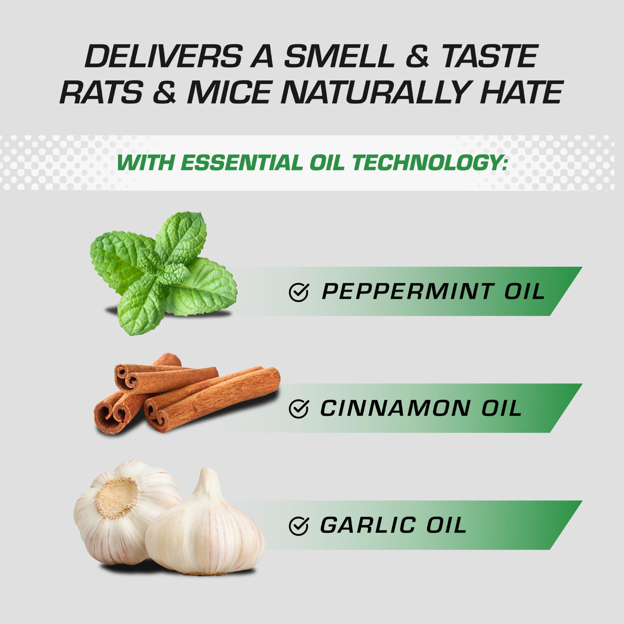 Tomcat Repellents Rodent Repellent Ready-to-Use, For Indoor and Outdoor Mouse and Rat Prevention with Peppermint, Cinnamon and Garlic Essential Oils, 1 gal. - Image 2