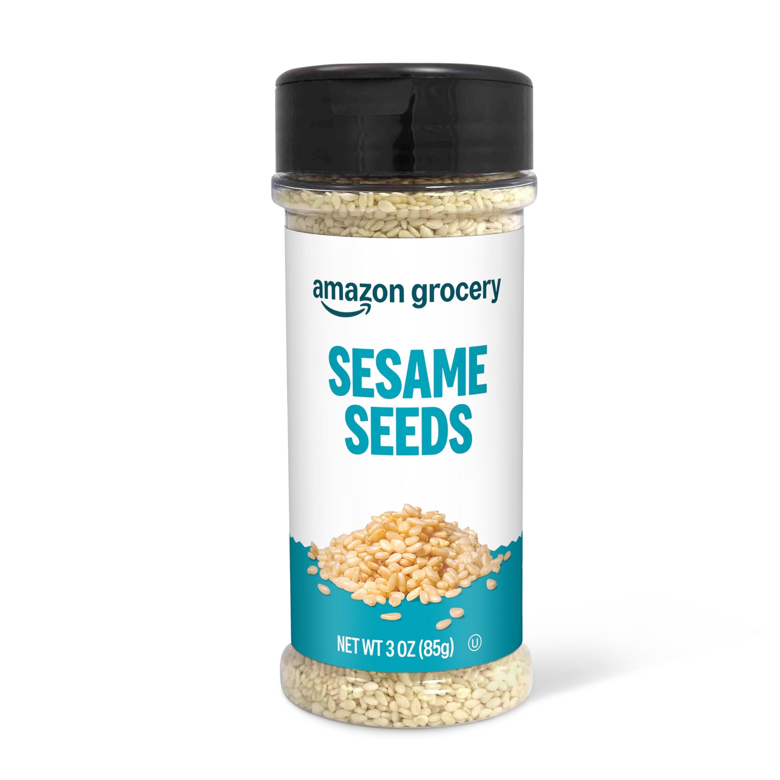 Amazon Grocery, Sesame Seeds, 3 Oz (Previously Happy Belly, Packaging May Vary)