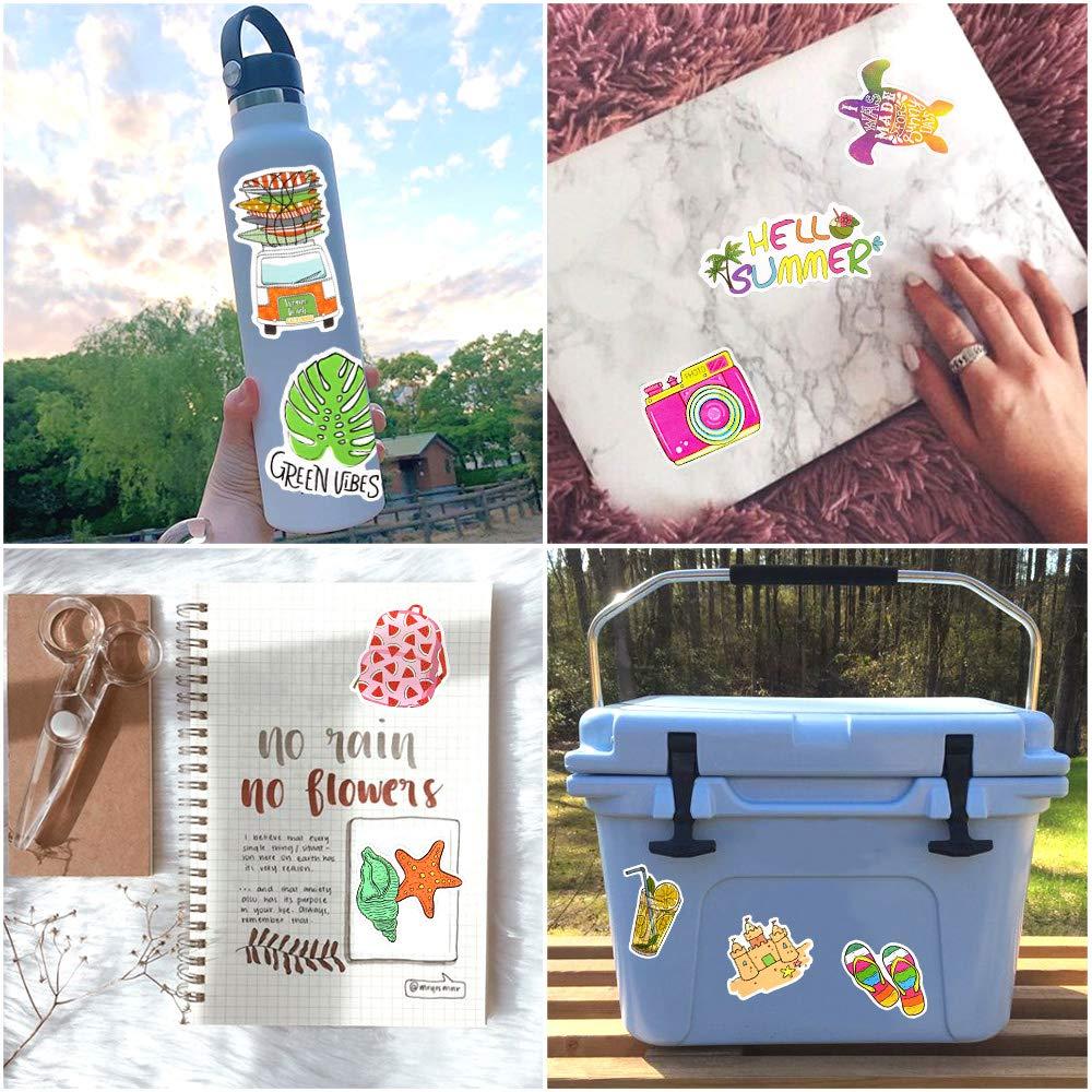 SUSIHI Summer Stickers for Kids Girls Sticker for Water Bottles Laptop Vinyl Stickers(50 Pcs) - Image 3
