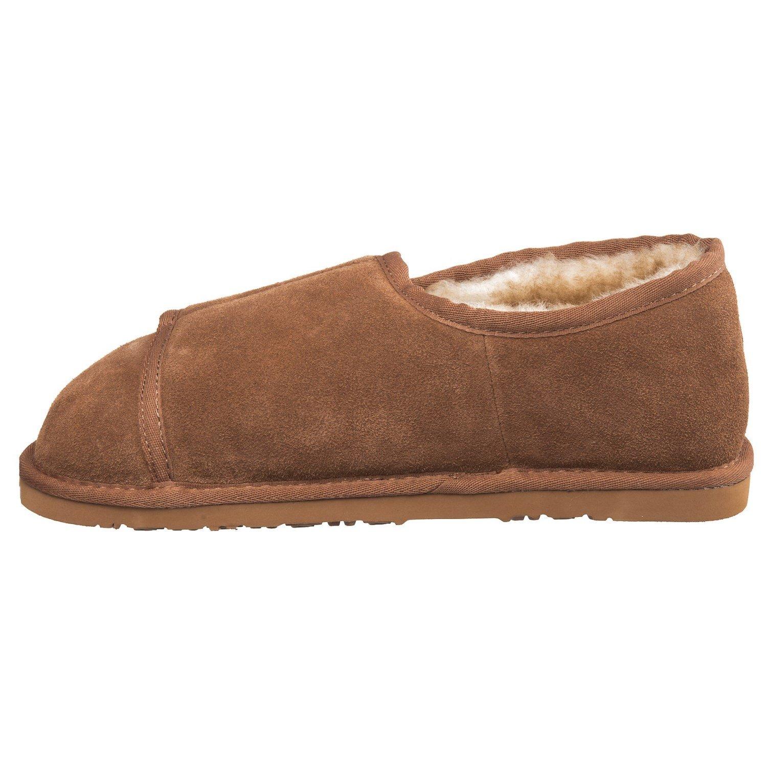 Lamo Sheepskin Bootie Wrap Slipper Chestnut - XX-Large (W11-12) Wide - Image 2