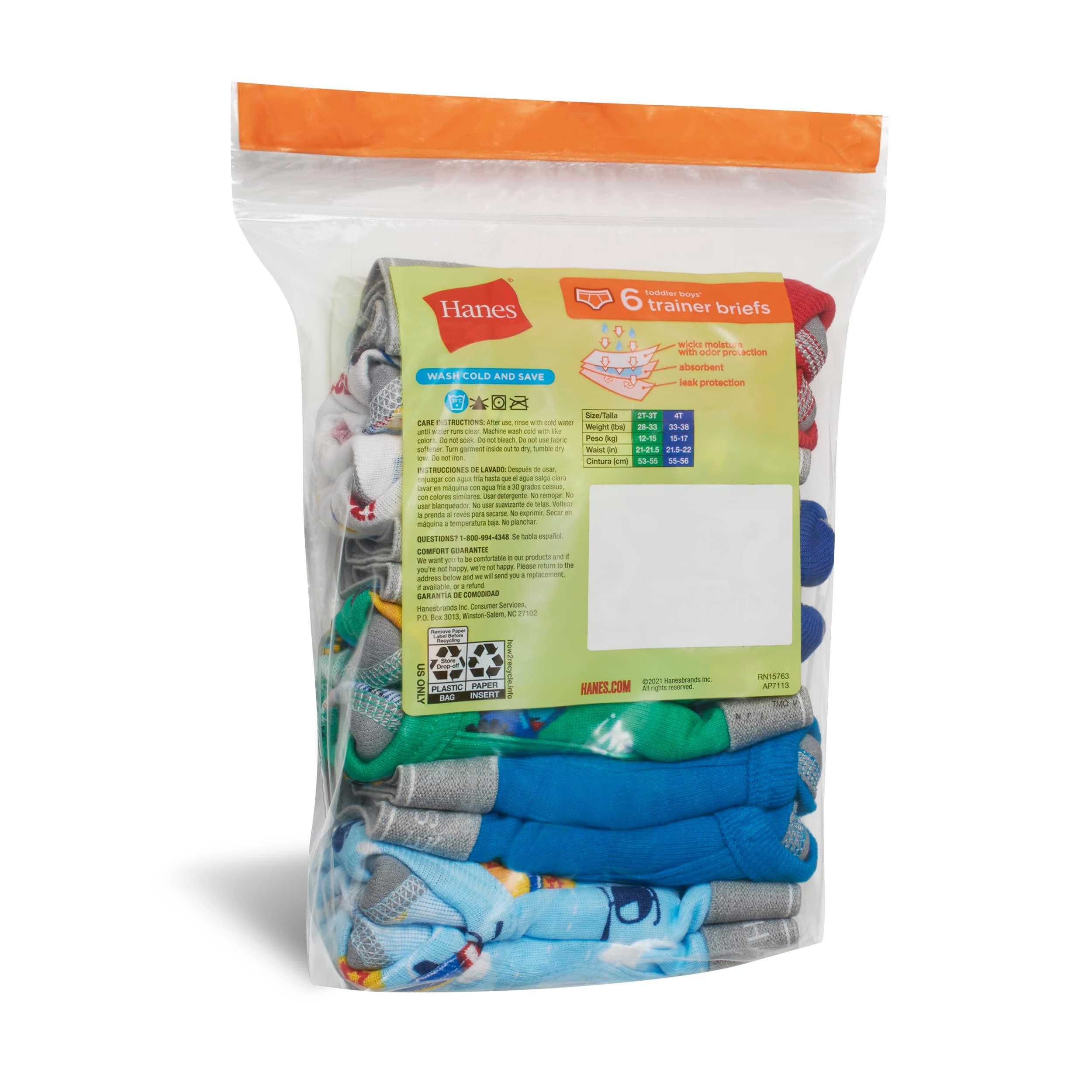 Hanes boys Potty Trainer Underwear 6-Pack - Image 6