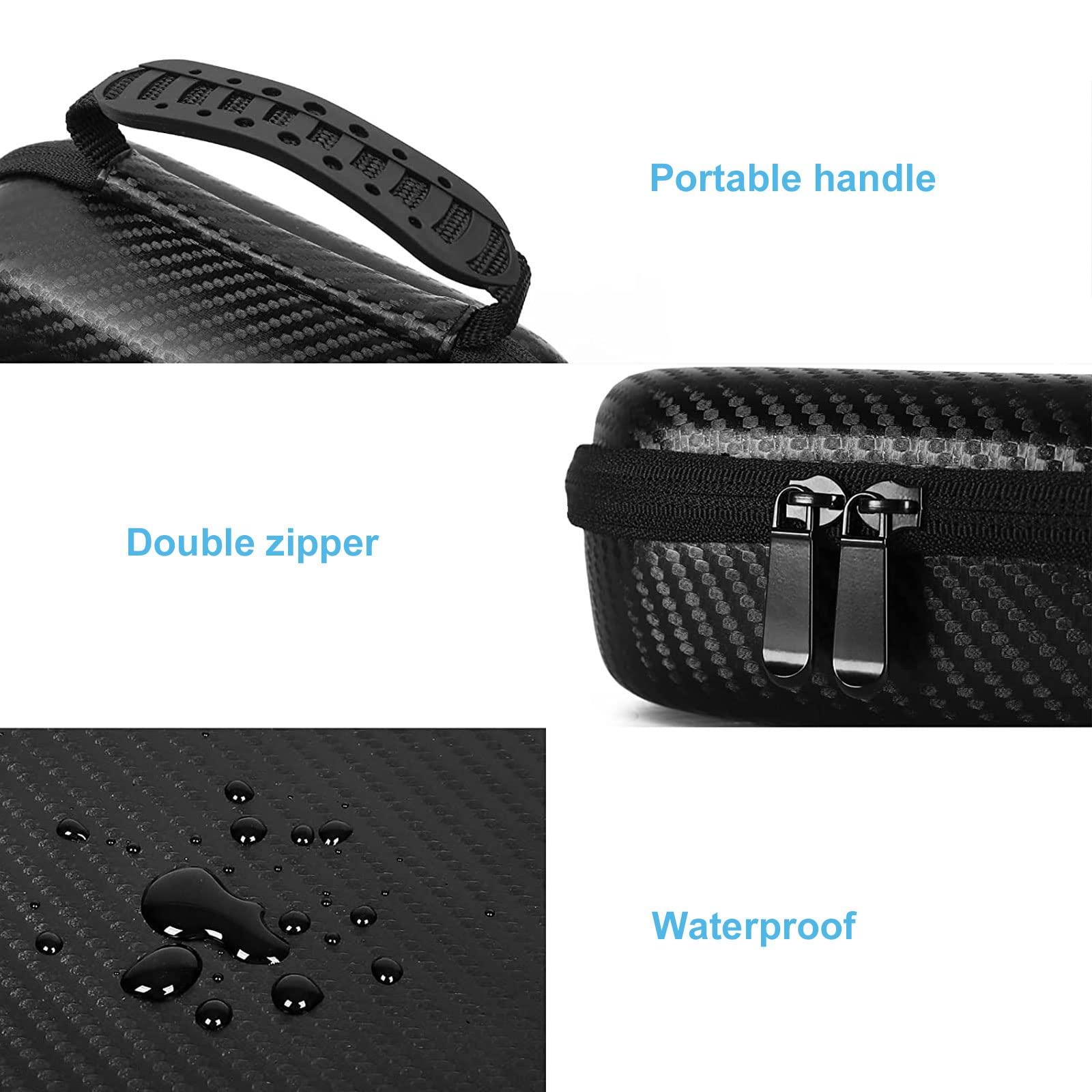 MOSISO Hard Travel Carrying Case Compatible with DJI OM 5 Smartphone Gimbal Stabilizer and Accessories, Portable Waterproof Protective Hard EVA Shell Sleeve Storage Bag with Velvet Interior, Black - Image 5
