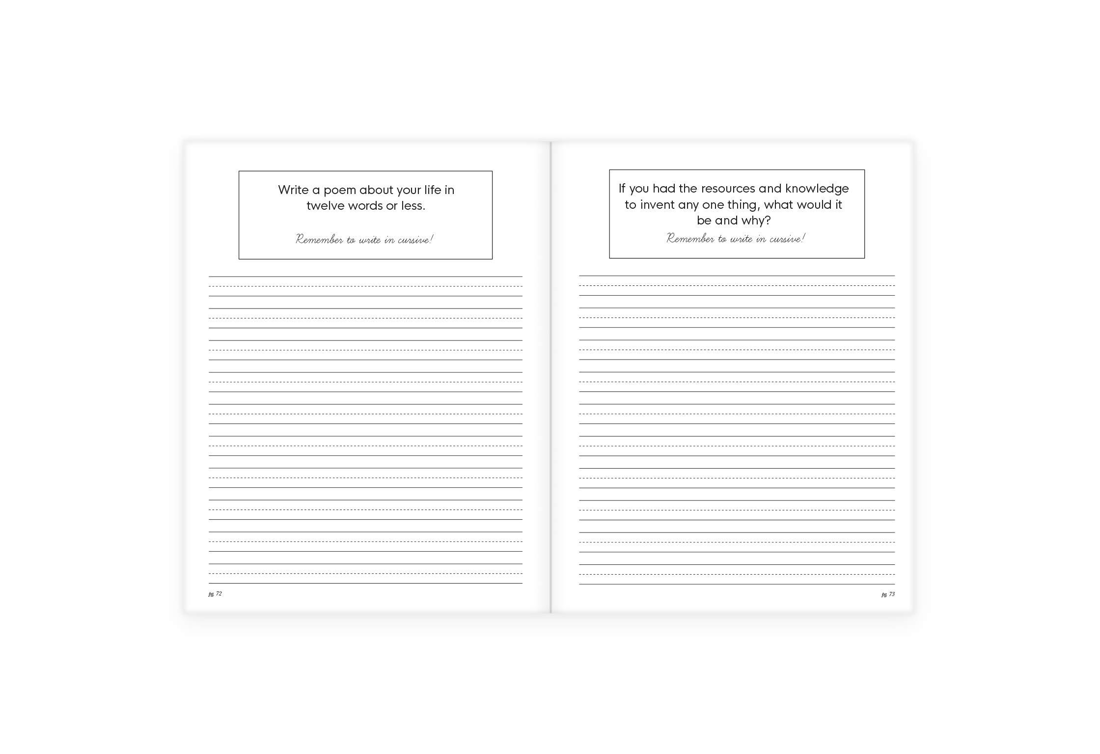 The Cursive Handwriting Workbook for Teens: Learn the Art of Penmanship in this Cursive Writing Practice book with Motivational Quotes and Activities for Young Adults and Teenagers - Image 11