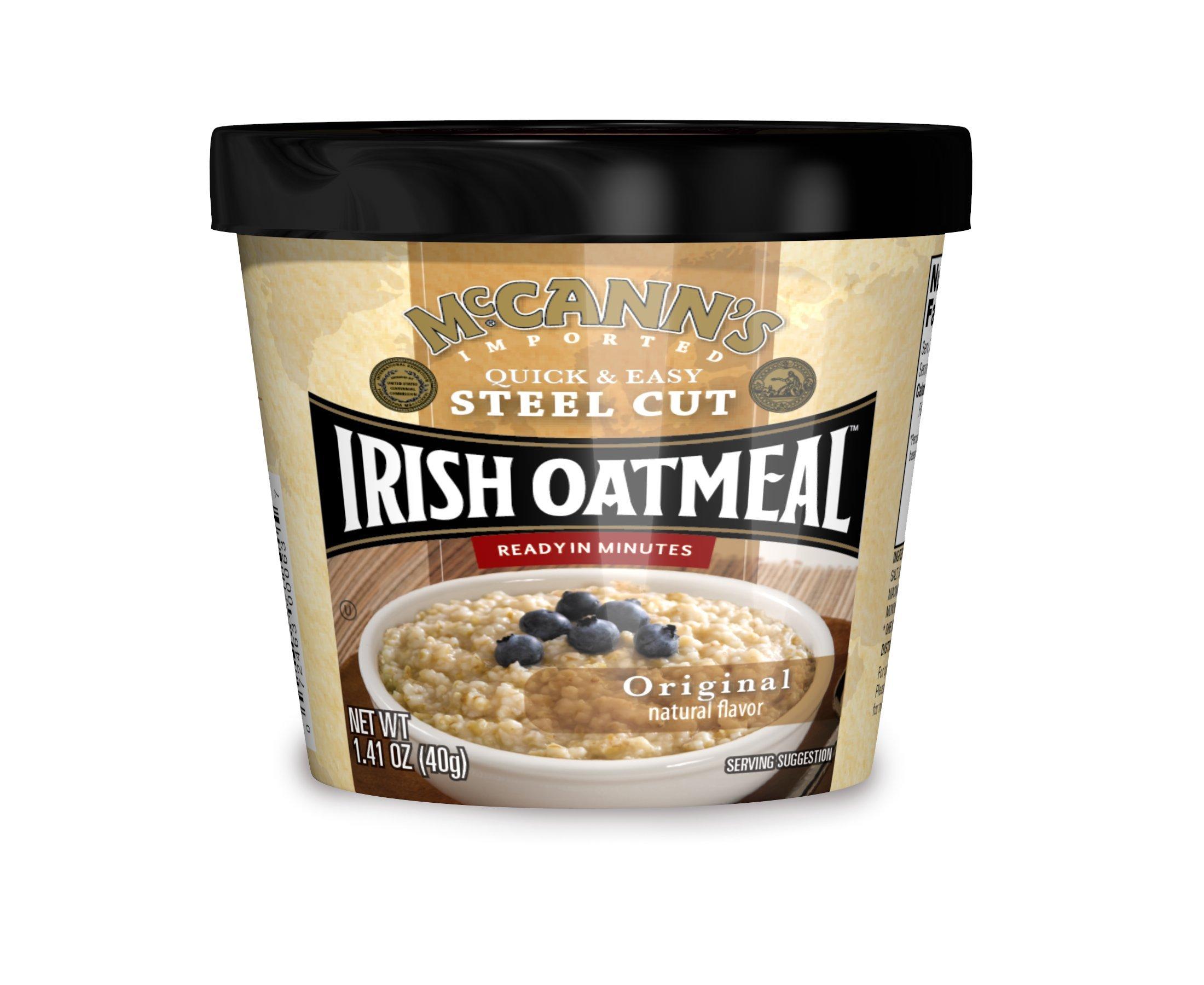 McCann's Irish Oatmeal Instant Oatmeal Cup, Original, 1.4 Ounce (Pack of 12) - Image 5