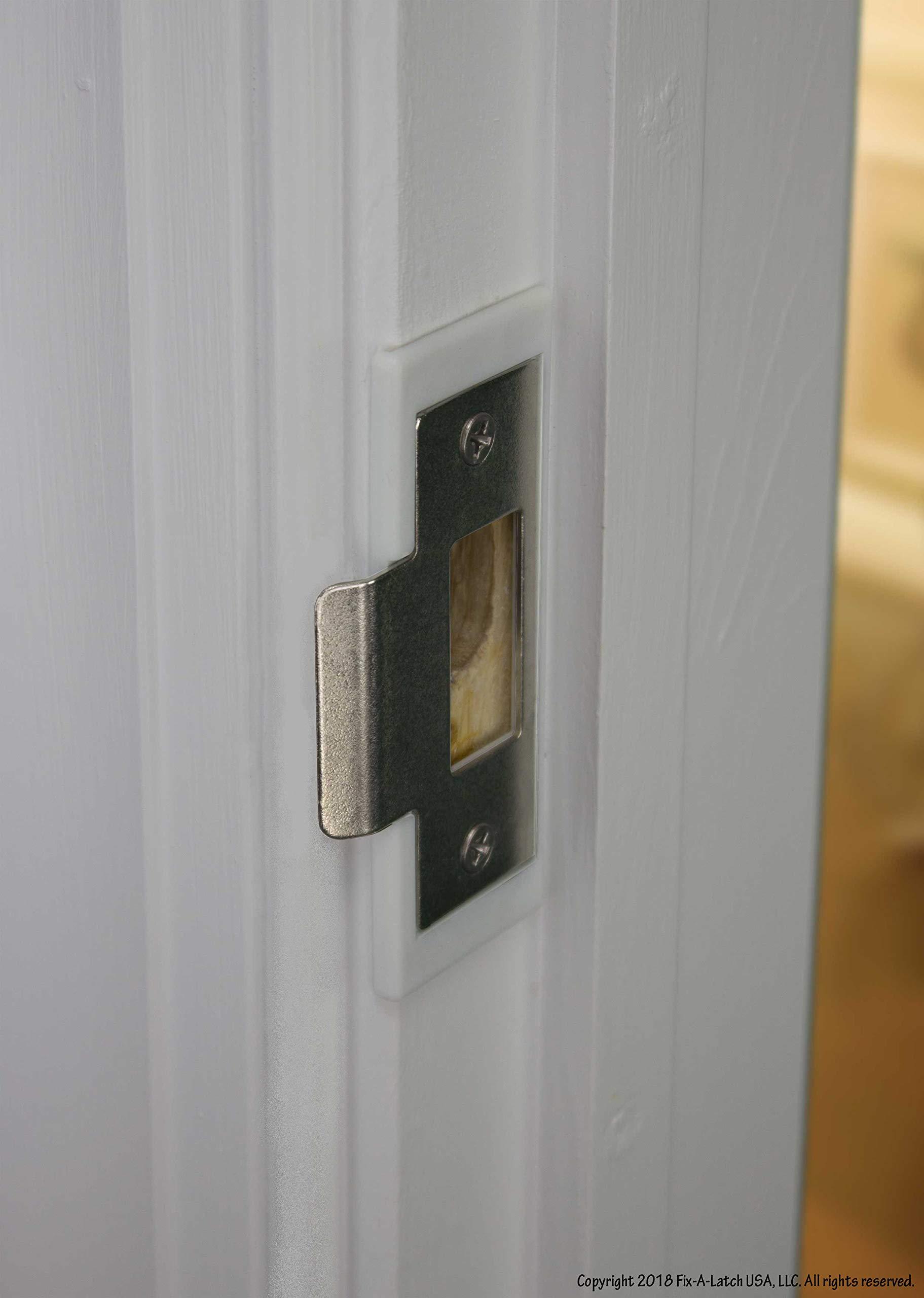 Fix-A-Latch Interior 2-Pack with Satin Nickel Finish - Image 2