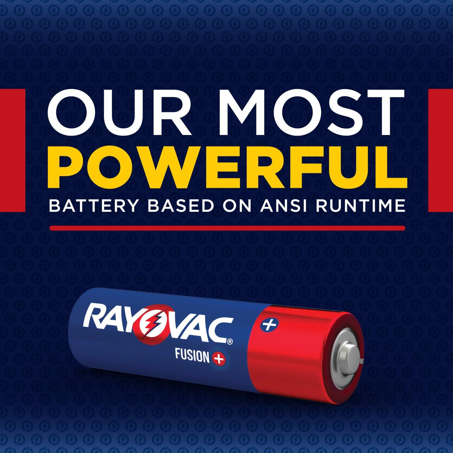 Rayovac Fusion AA Batteries (30 Pack), Double A Alkaline Batteries - Image 2