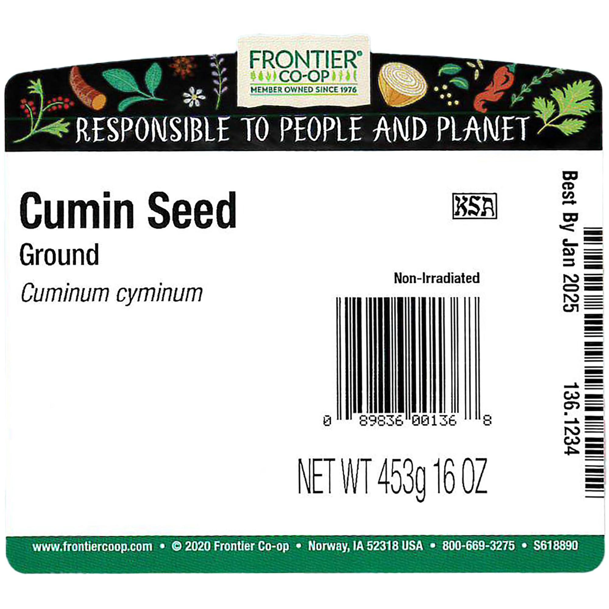 Frontier Co-op Cumin Seed, 1lb Bulk Bag, Ground Cumin Seasoning - Robust Flavor - Perfect Powder for Chili, Soups, Stews, Curries and More - Image 2