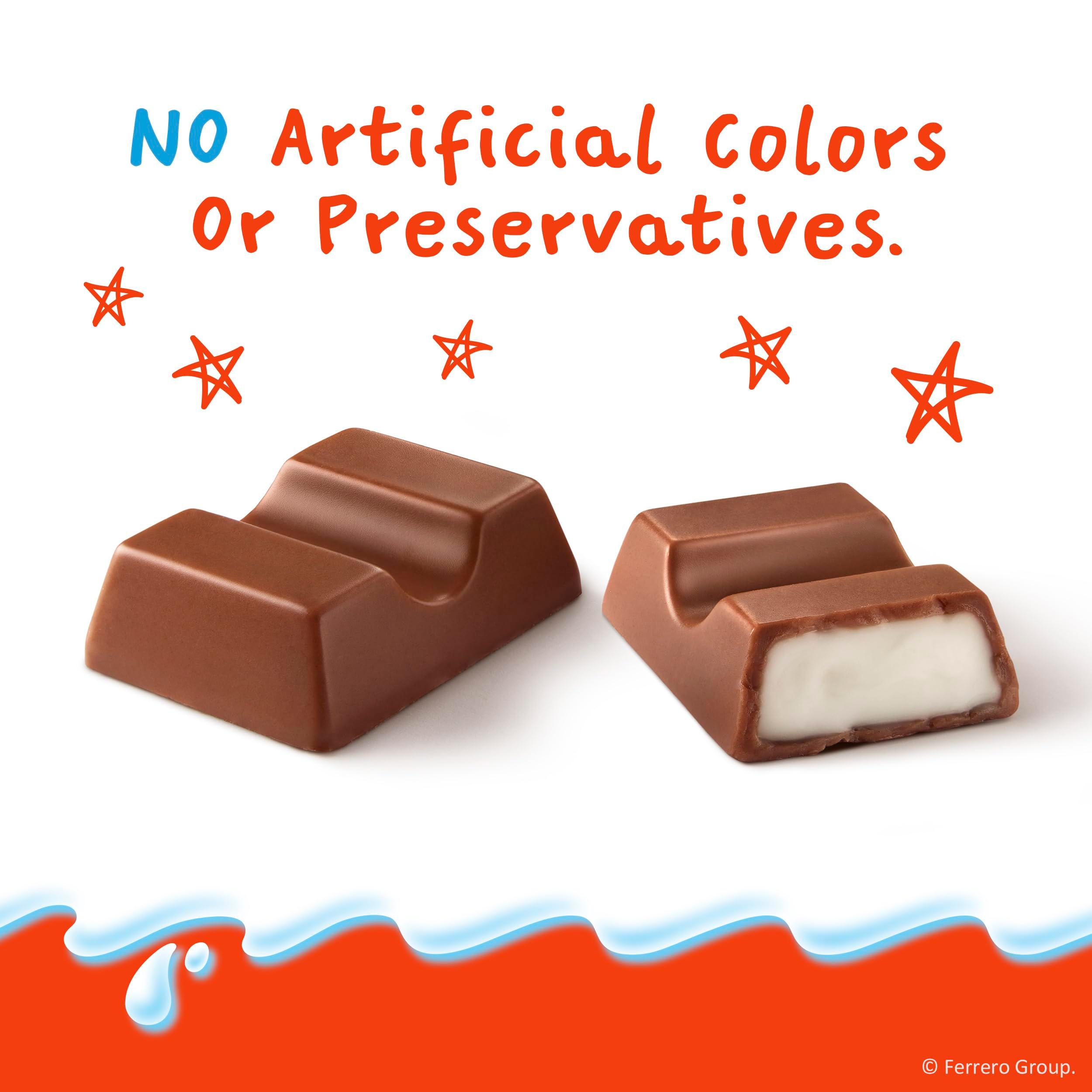 Kinder Chocolate Mini, 29.2 oz Bulk Pack, Up to 138 Minis, Milk Chocolate Bar with Creamy Milky Filling, Individually Wrapped Candy - Image 8
