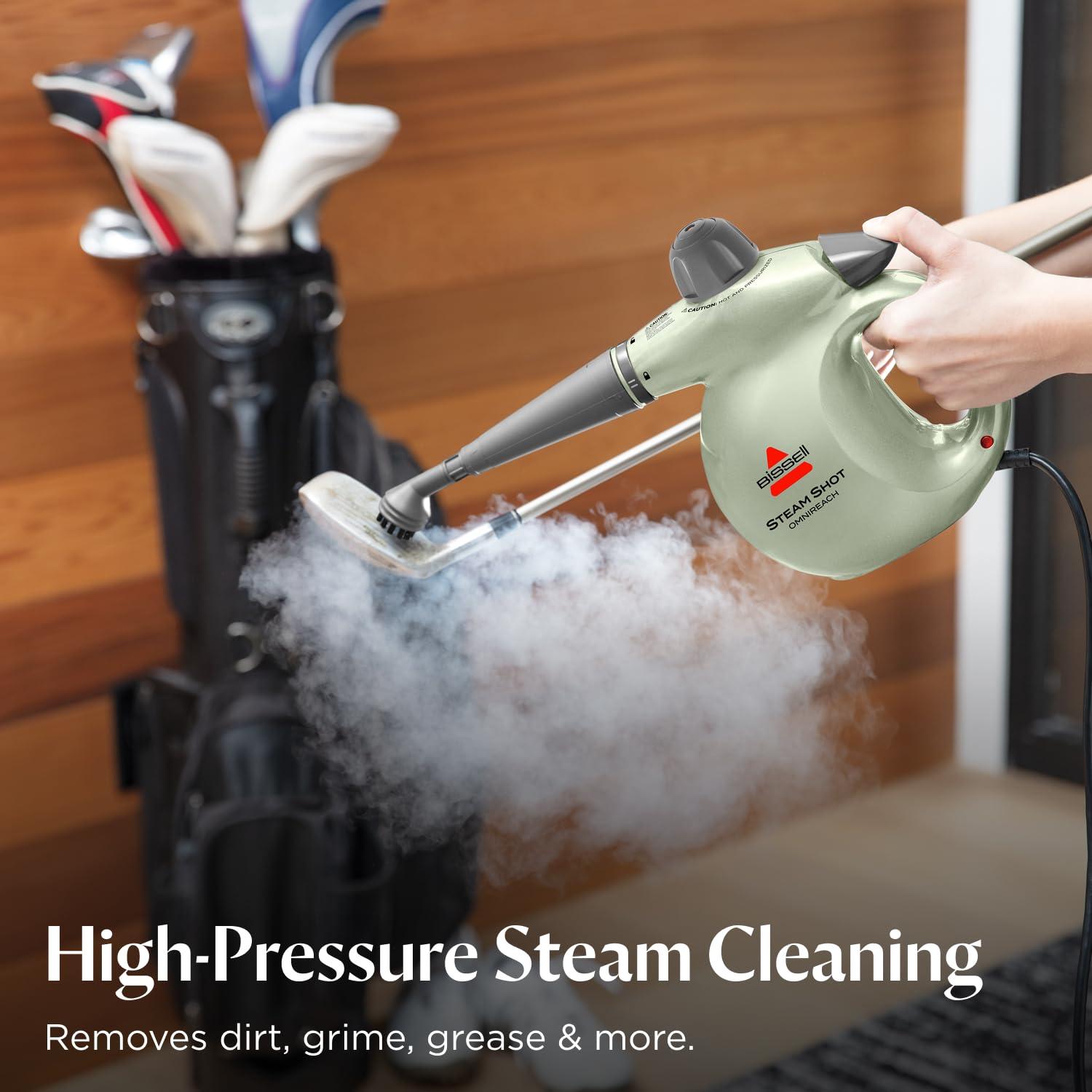 BISSELL® Steam Shot™ Omni handheld portable steam cleaner for tile, grout, windows, bathrooms, kitchens, includes 7 tools - Image 3