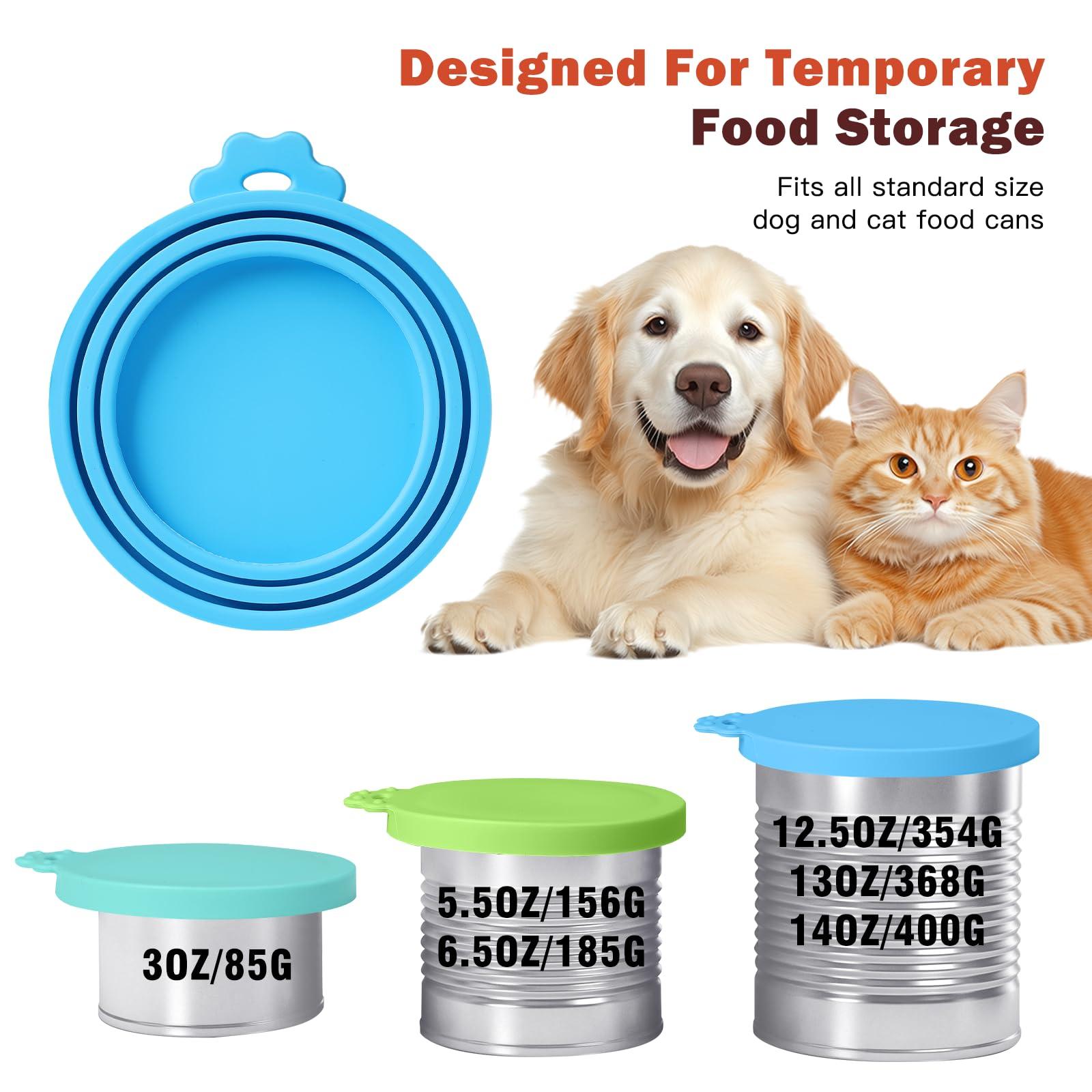 Ainvhh 8 PACK Can Lids, Pet Food Can Cover and Food Mixing Spoons Food Canned Scoop, Fits Most Standard Size Dog and Cat Can Tops for Pet Cat Dog Feeding Can and Wet Food Storage - Image 4