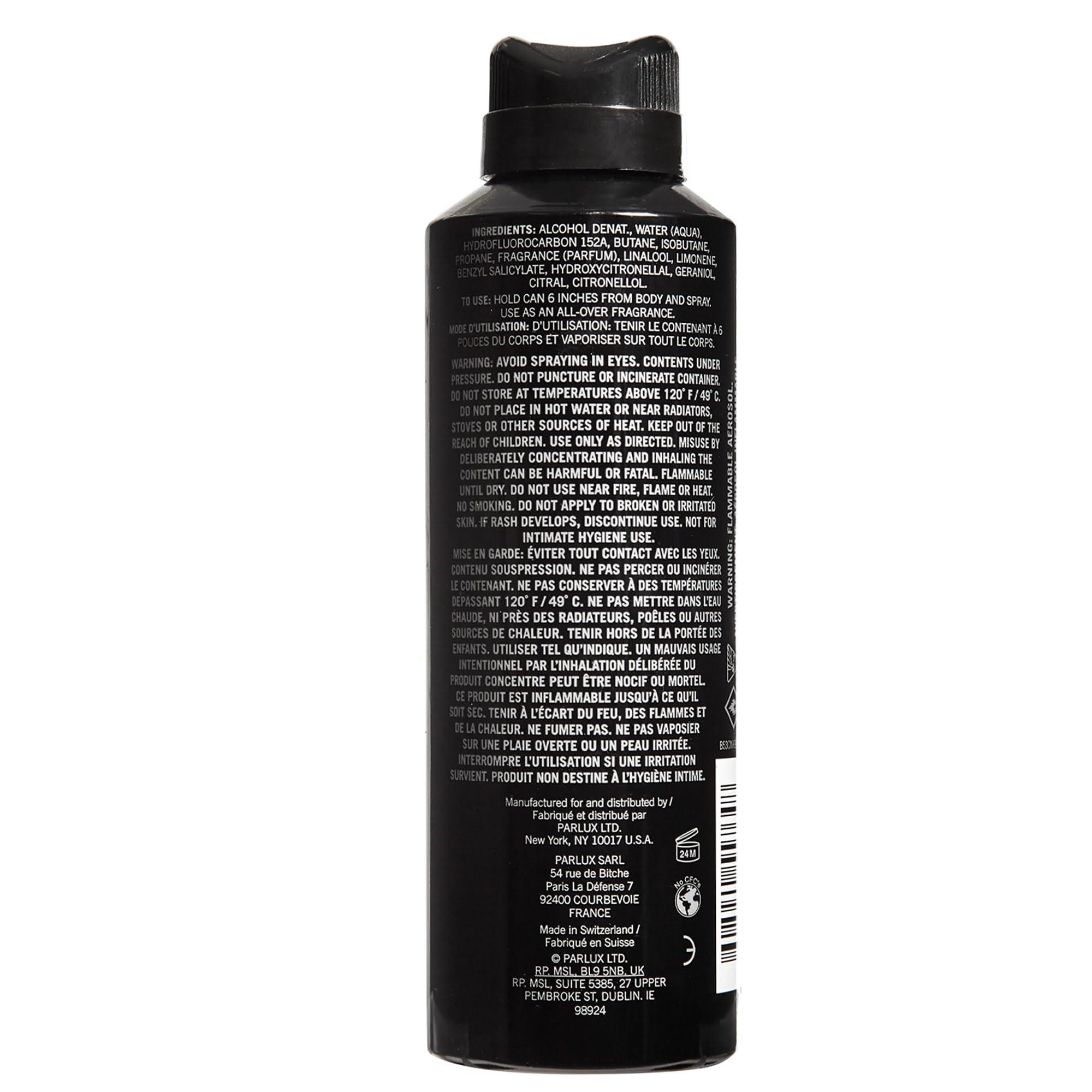 Kenneth Cole Black Body Spray for Men, 6.0 Fl Oz - Image 2