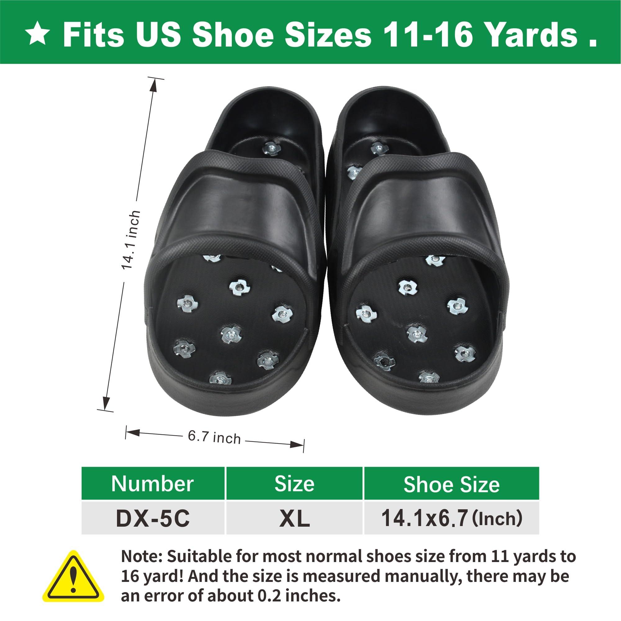 Nichiyo Sharp Spiked Style Shoes for Resinous Coatings Spiked Shoes Safe Walking on Floor Leveling Compounds,Epoxy Topcoats Concrete Resin and Epoxy Floor Coating -X-Large(DX-5C) - Image 2
