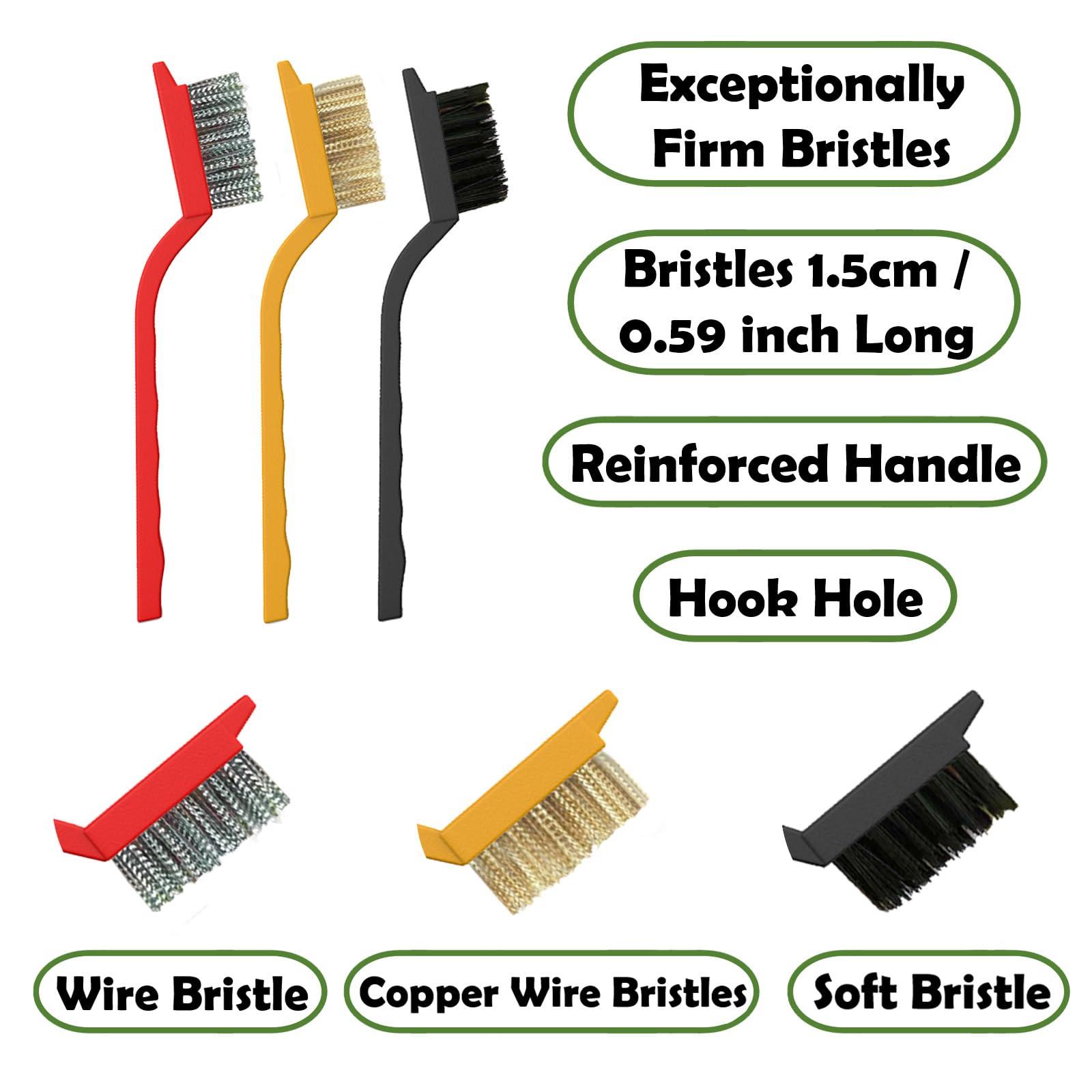 Betanull Crevice Cleaning Brush Set, Multi-Purpose Hard Bristle Brushes for Deep Cleaning Kitchen, Bathroom, Grout, Sink, Cup, Teapot, Bottle, Blender, Corners, Tight Spaces & More - Image 4