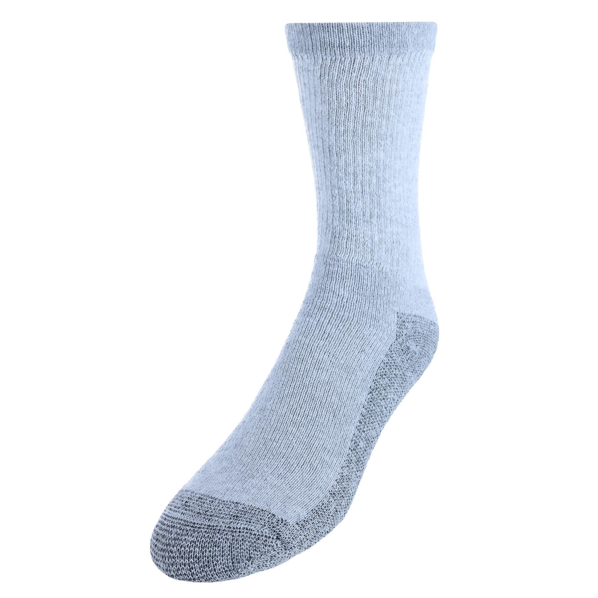 Fruit of the Loom Men’s Work Gear Cushioned Crew Socks 10 Pair