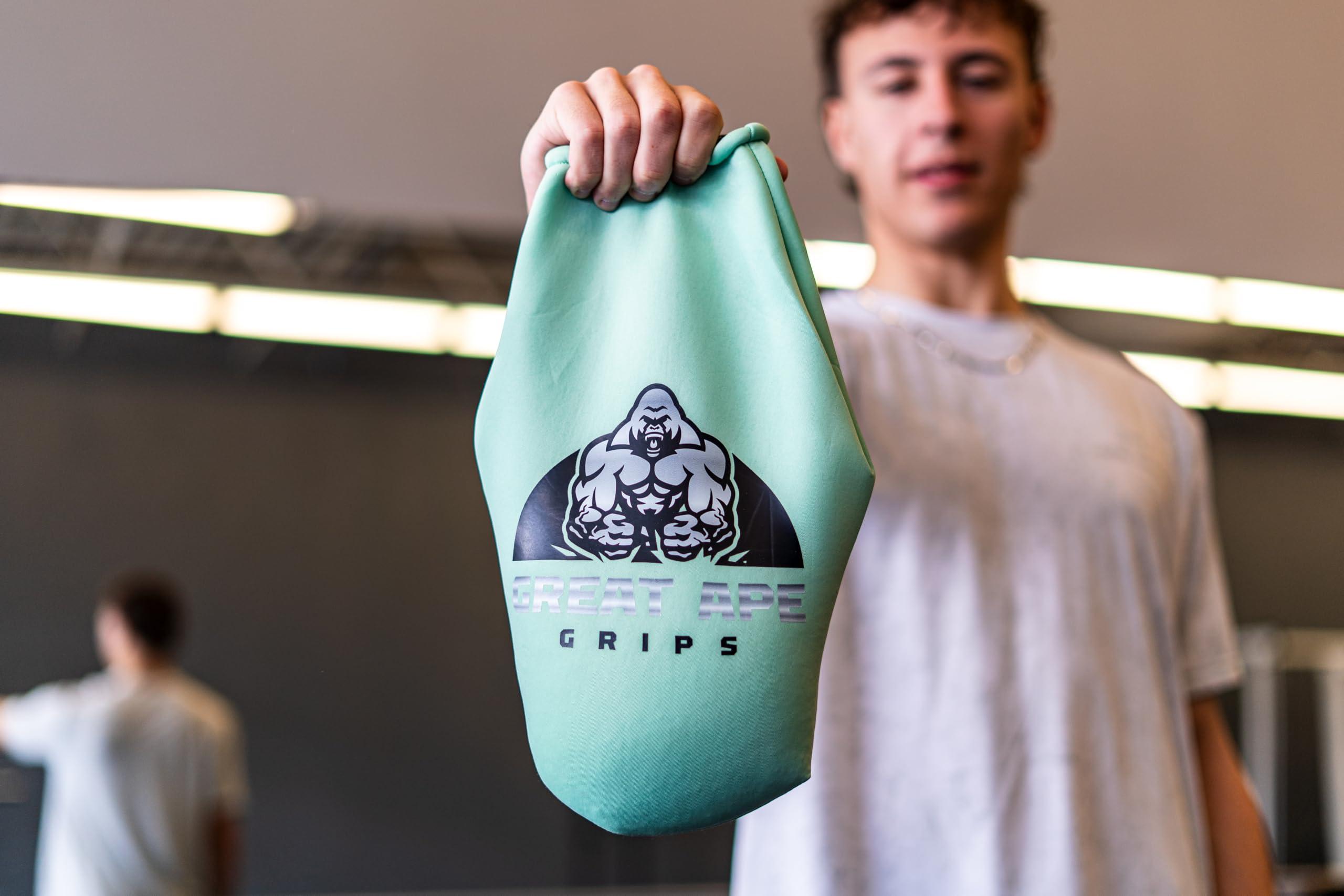 Grip Strength Trainer, Hand Strengthener, Forearm Strengthener, Hand Workout, Forearm Trainer, Grip Workout, Wrist Training, Finger Exercise, Hand Grip Strengthener, Grip Trainer, Grip Exercise, Increase Grip Strength, Great Ape Grips Mint Green - Image 2
