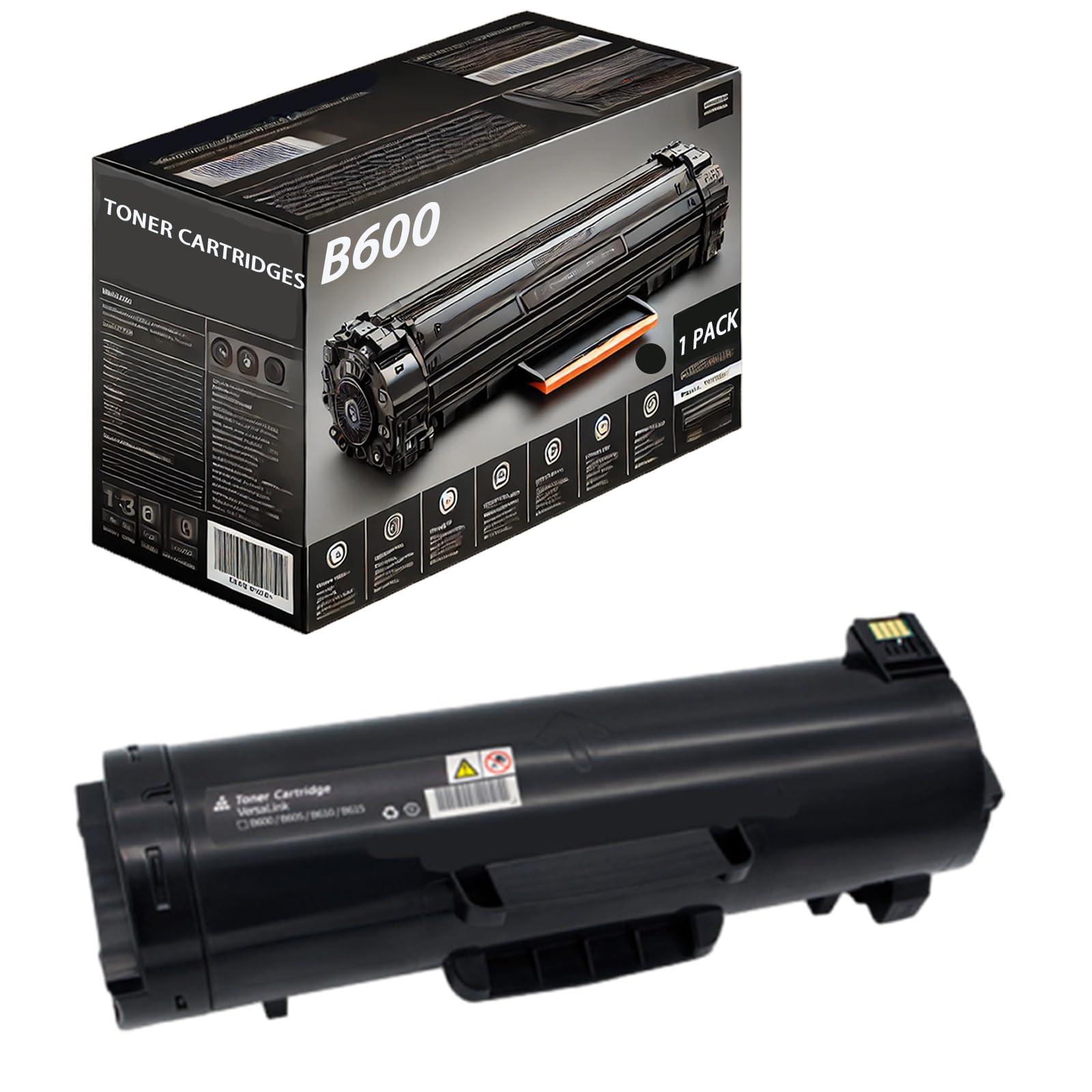B600 106R03944 Toner Cartridges Compatible for Xerox VersaLink B600 B605 B610 B615 Printers, Includes Chip, High Yield 46700 Pages (Black)