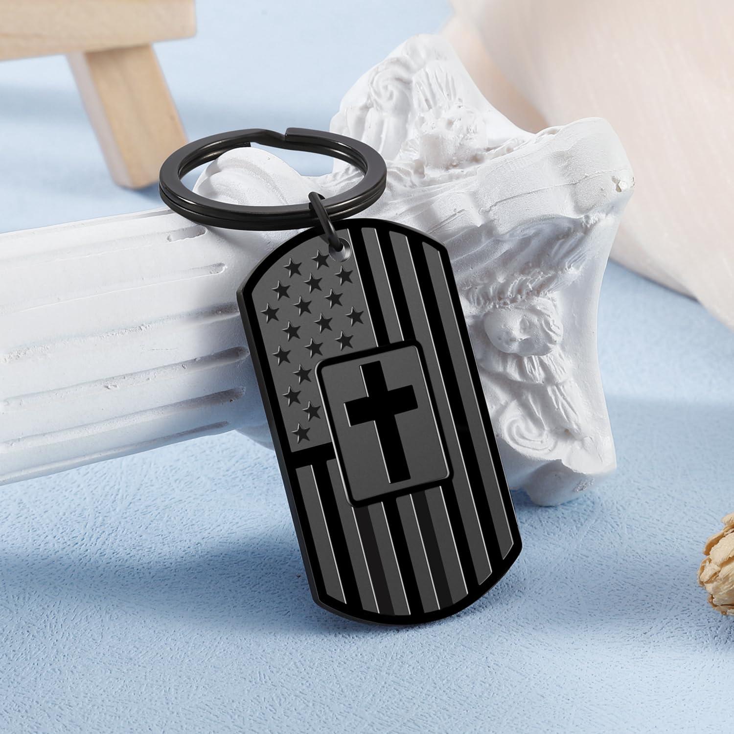Valentines Day Gifts for Men Boyfriend Him Husband, Drive Safe Keychain for Birthday Christmas Fathers Day, Stocking Stuffers - Image 3