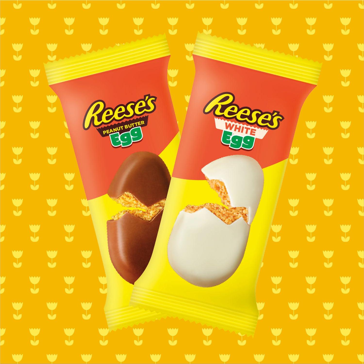 REESE'S Assorted Flavored Snack Size Peanut Butter Eggs, Easter Candy Bag, 31.2 oz - Image 5