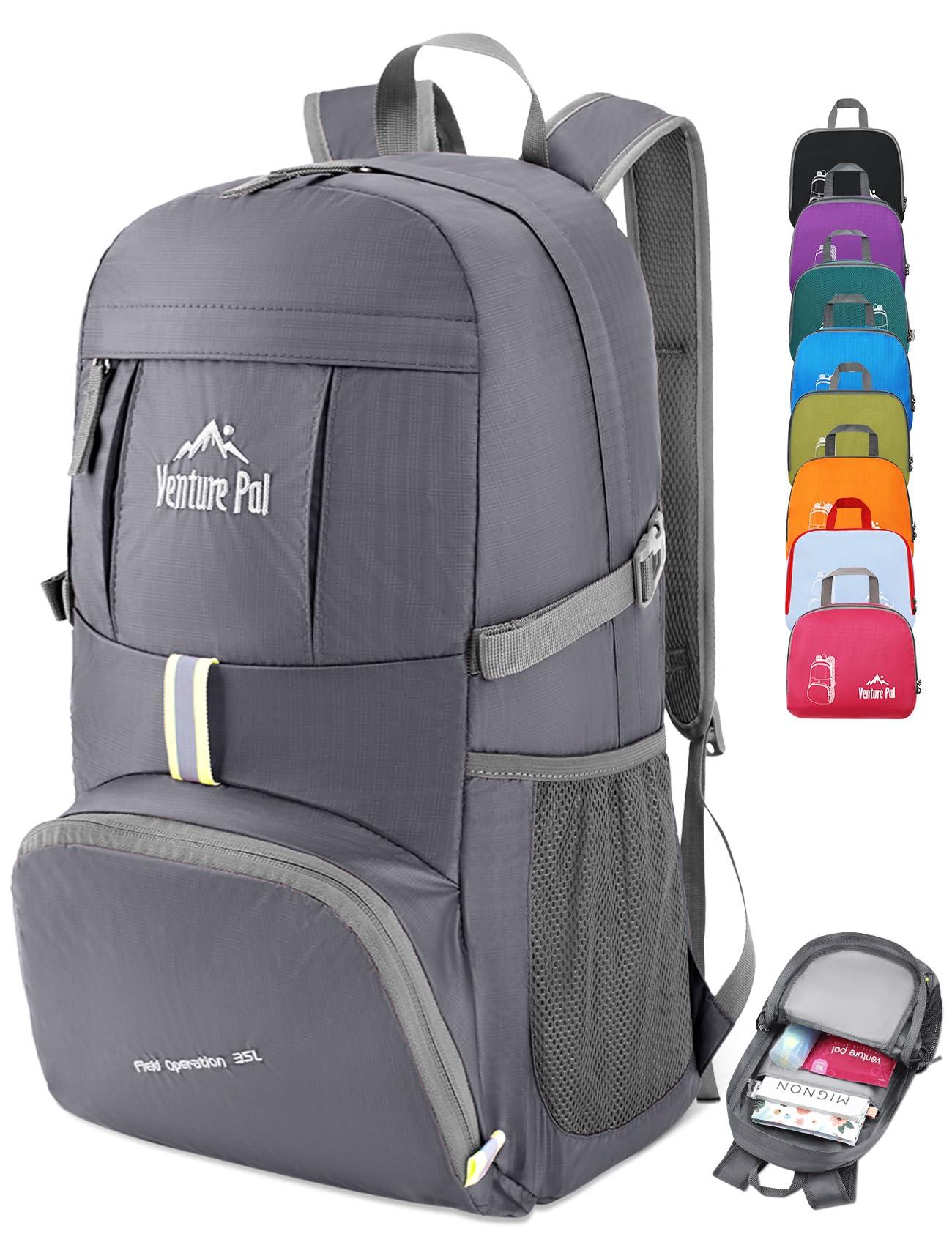 Venture Pal 35L Ultralight Lightweight Packable Foldable Travel Camping Hiking Outdoor Sports Backpack Daypack