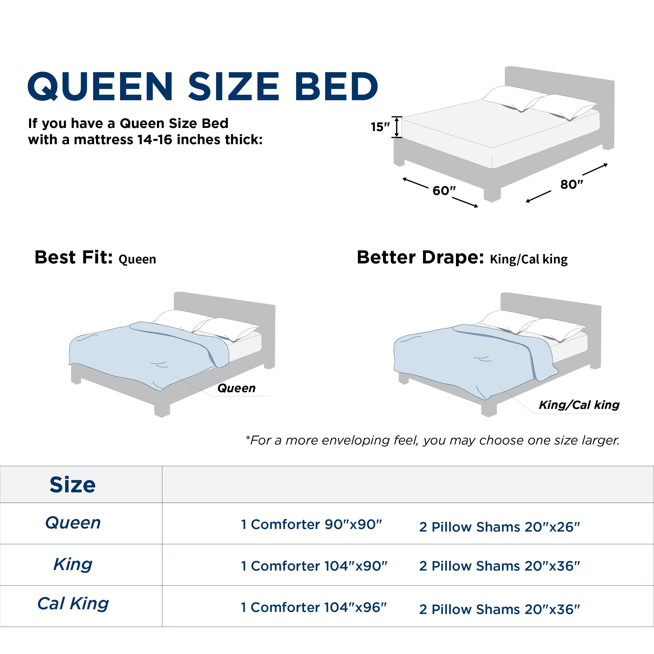 Bedsure Queen Comforter Set - Beige Soft Bedding for All Seasons, Cationic Dyed Bed Set, 3 Pieces, 1 Queen Size Comforter (90"x90") and 2 Pillow Shams (20"x26"+2") - Image 8