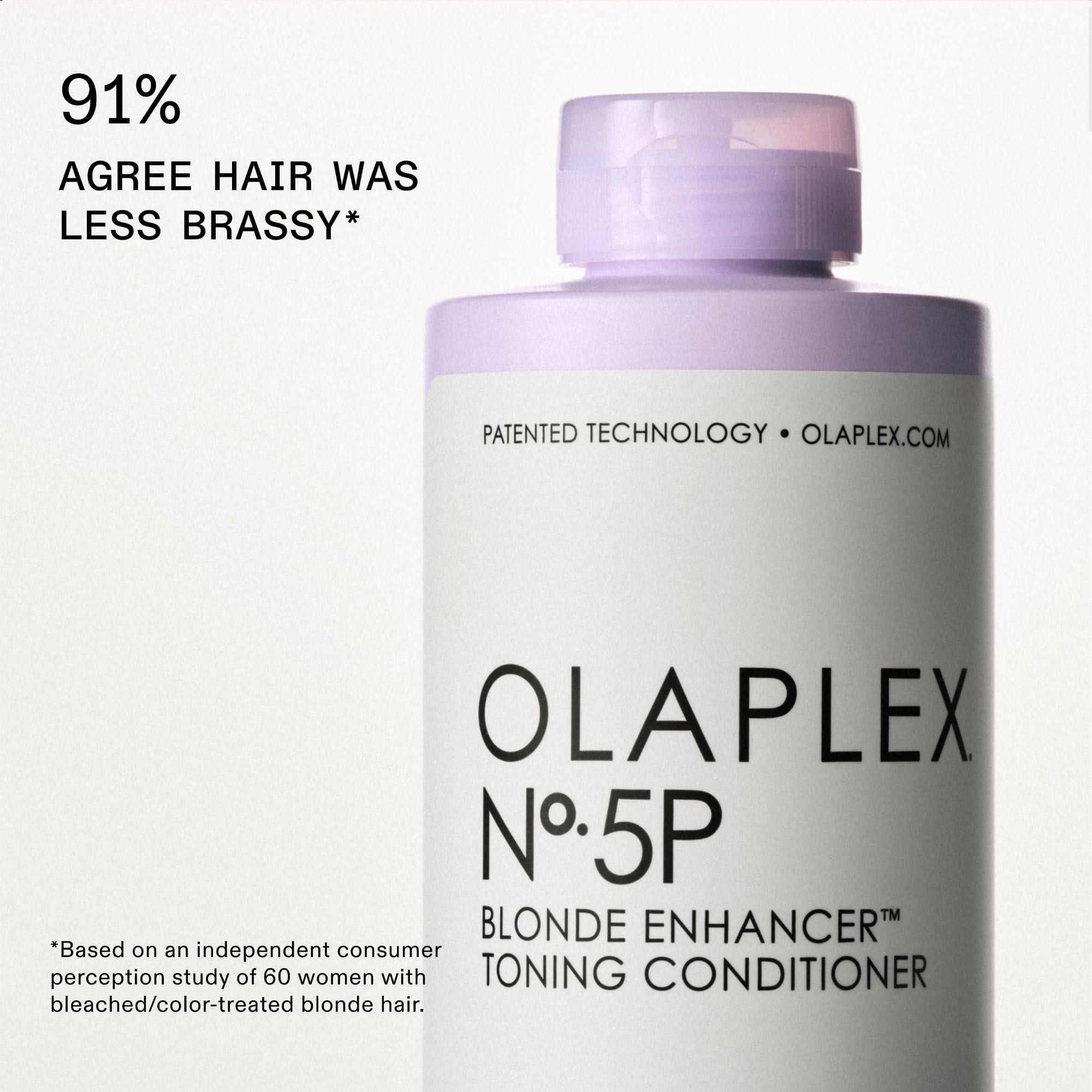 Olaplex No. 5P Blonde Enhancer Purple Toning Conditioner, Repairs, Hydrates, & Brightens All Blonde, Lightened, & Grey Hair, 8.5 fl oz - Image 4
